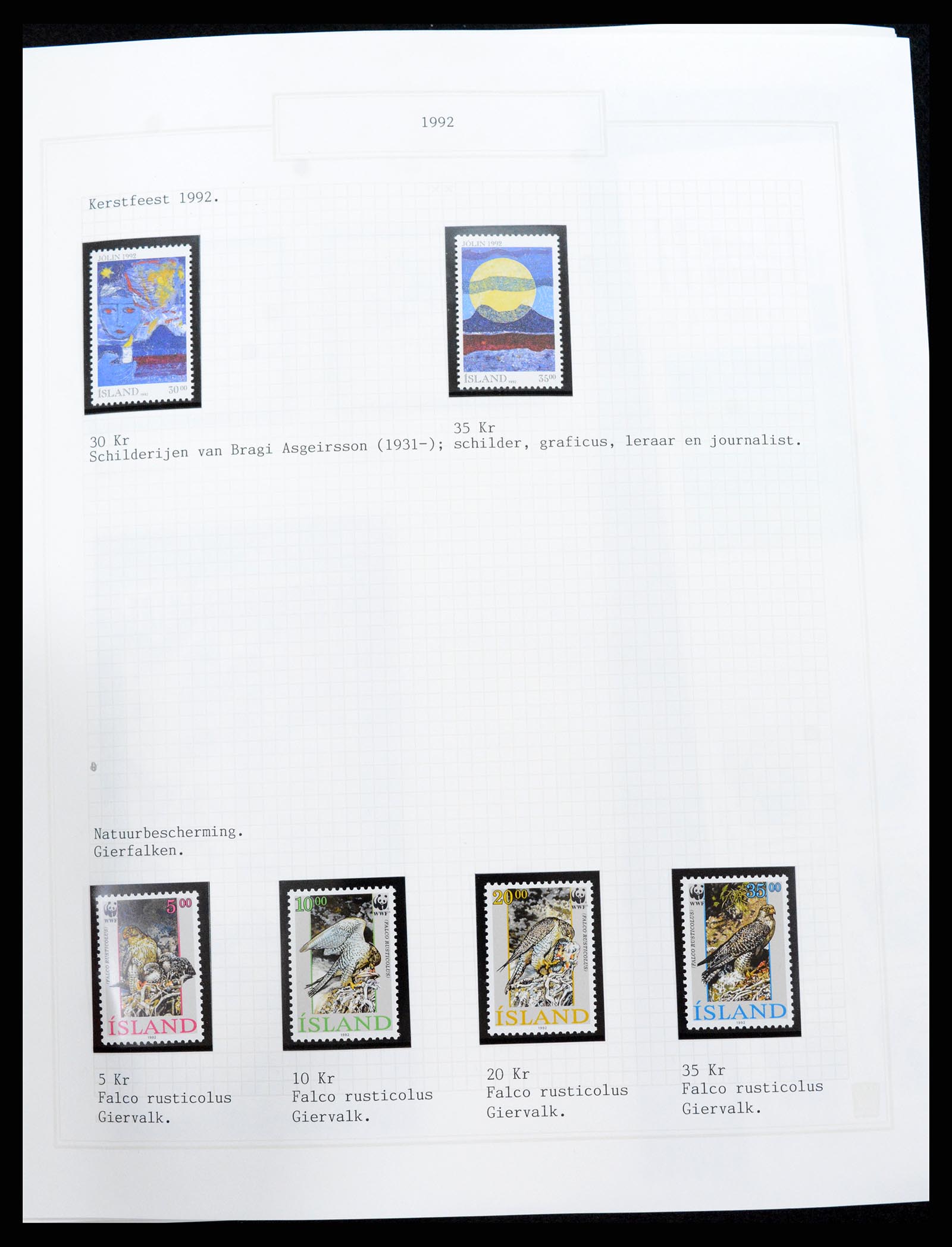 37300 076 - Postzegelverzameling 37300 IJsland 1873-2000.