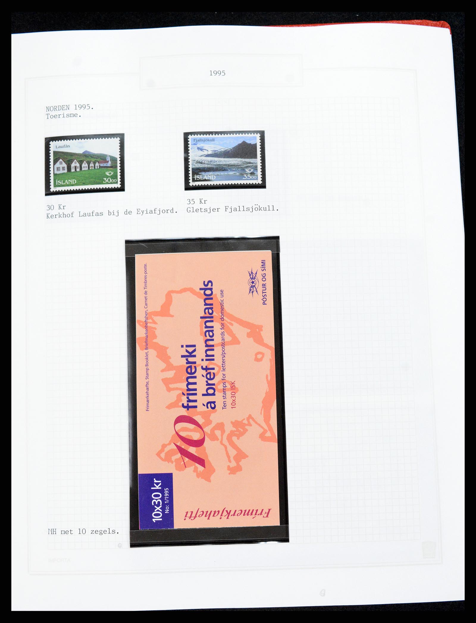 37300 089 - Postzegelverzameling 37300 IJsland 1873-2000.