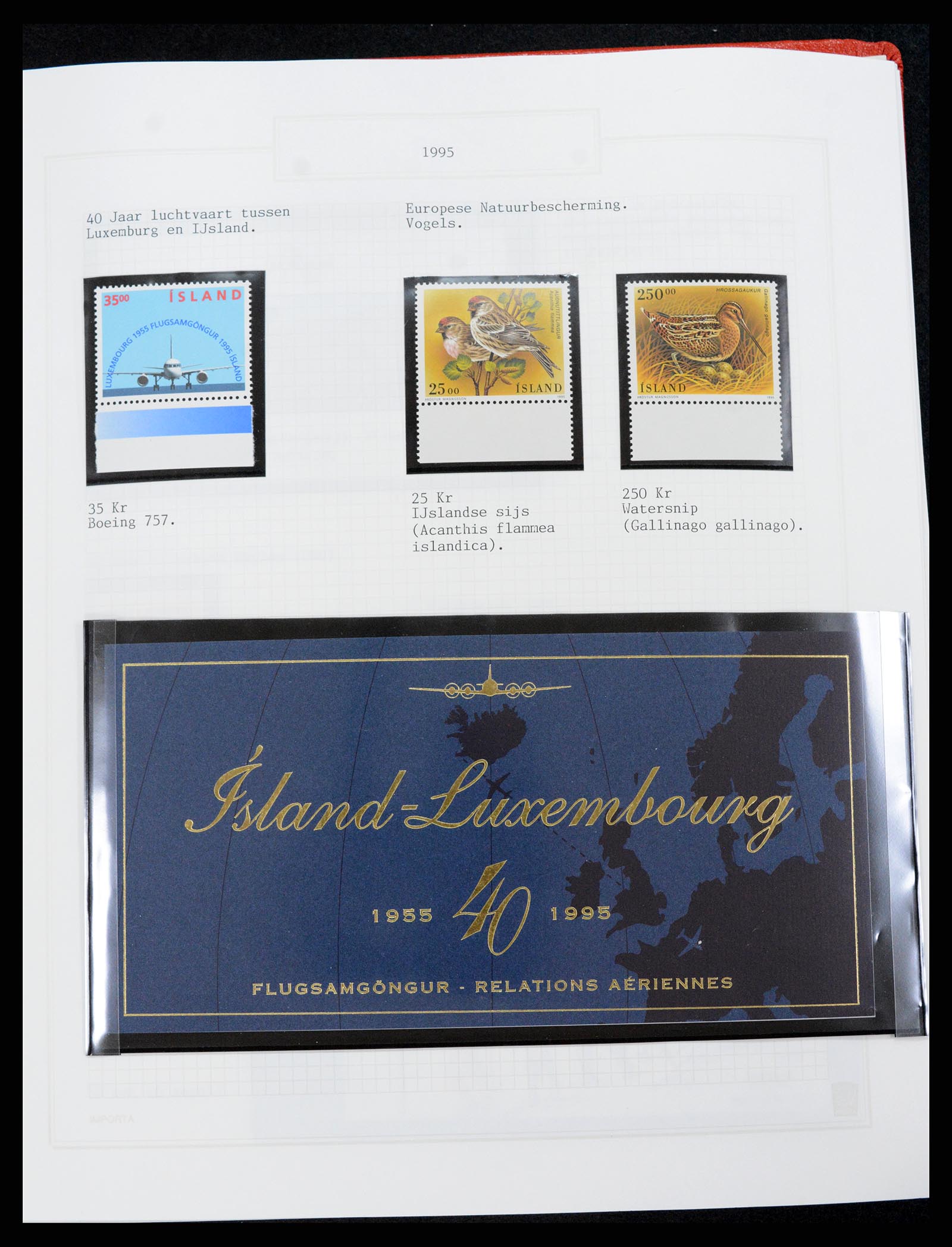 37300 093 - Postzegelverzameling 37300 IJsland 1873-2000.