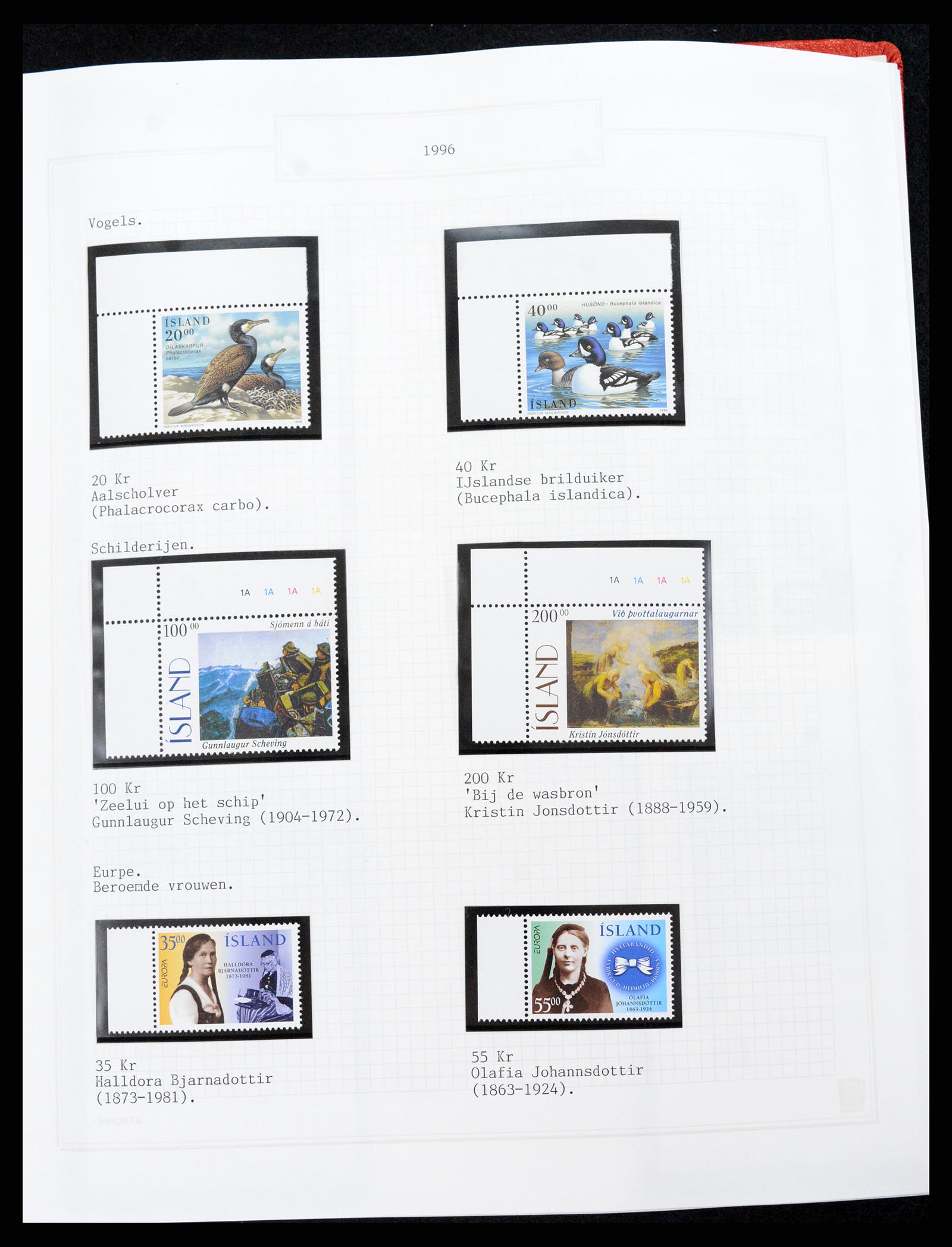 37300 095 - Postzegelverzameling 37300 IJsland 1873-2000.