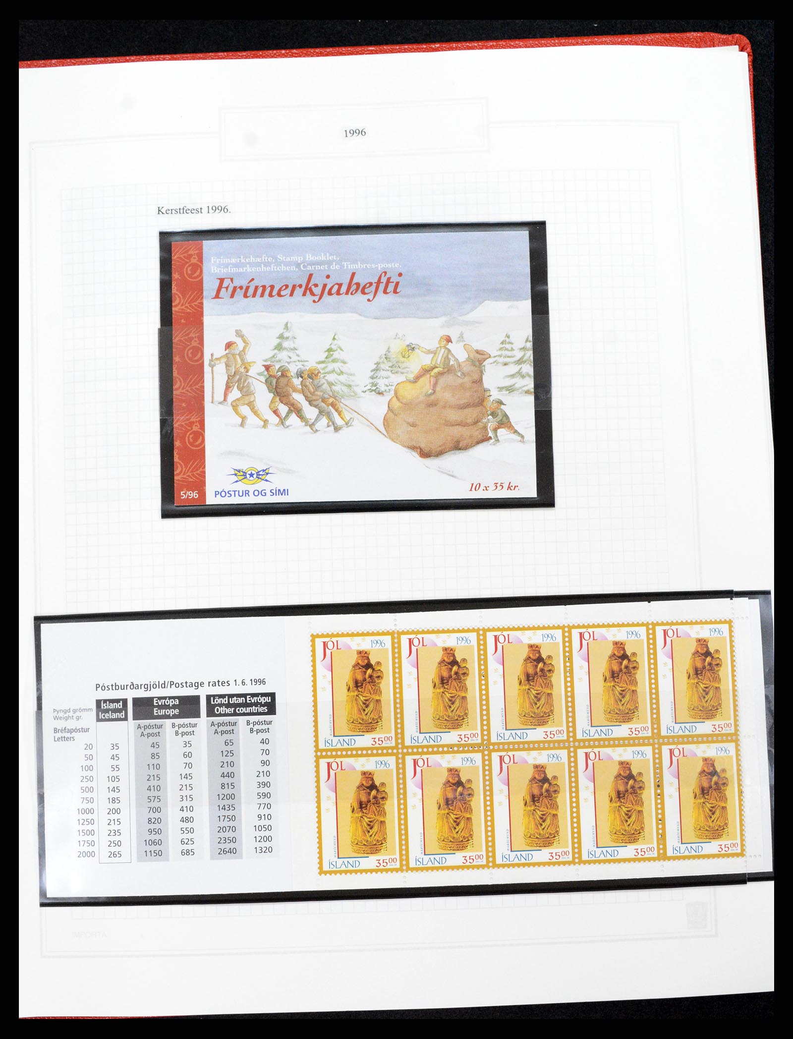 37300 102 - Postzegelverzameling 37300 IJsland 1873-2000.