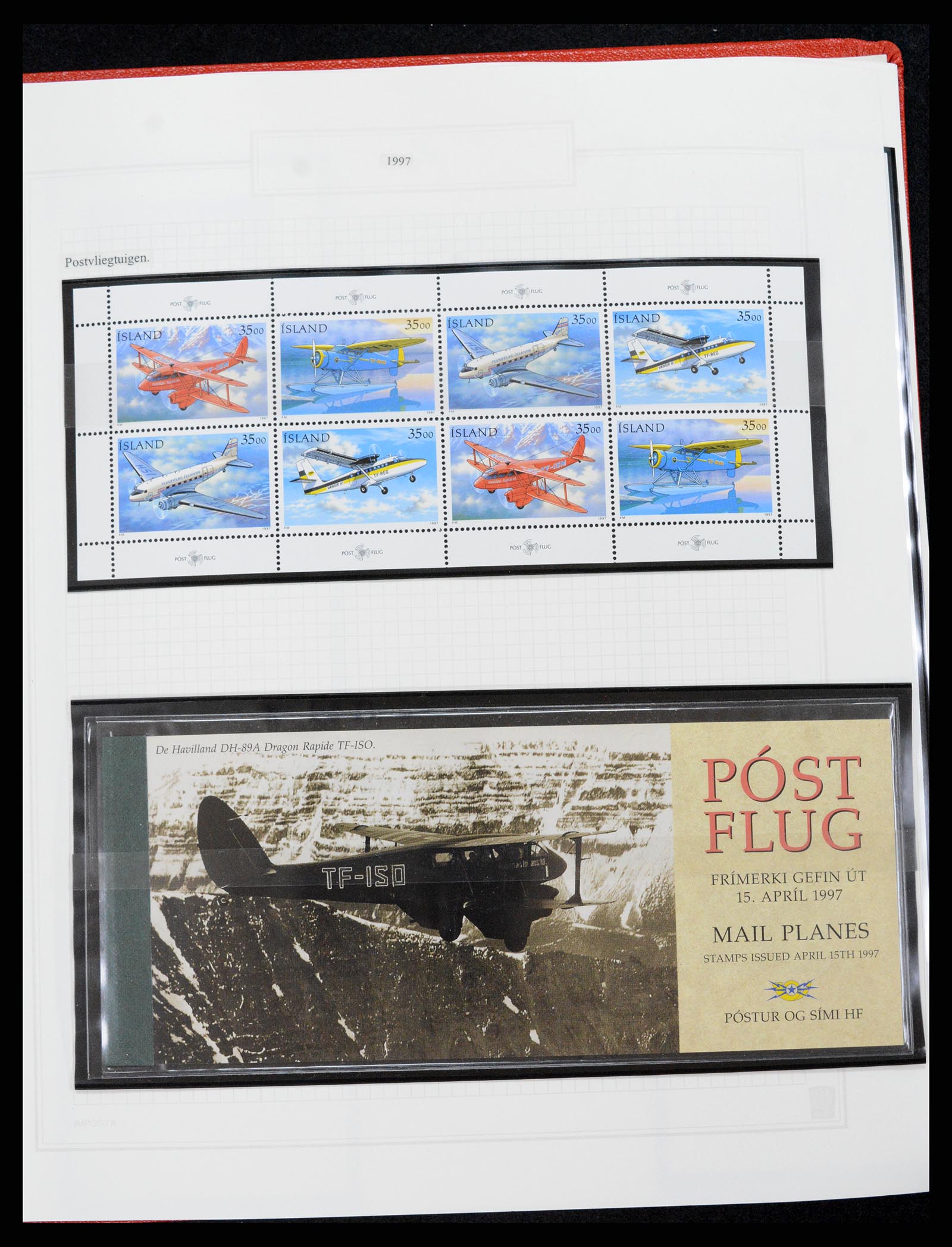 37300 104 - Postzegelverzameling 37300 IJsland 1873-2000.