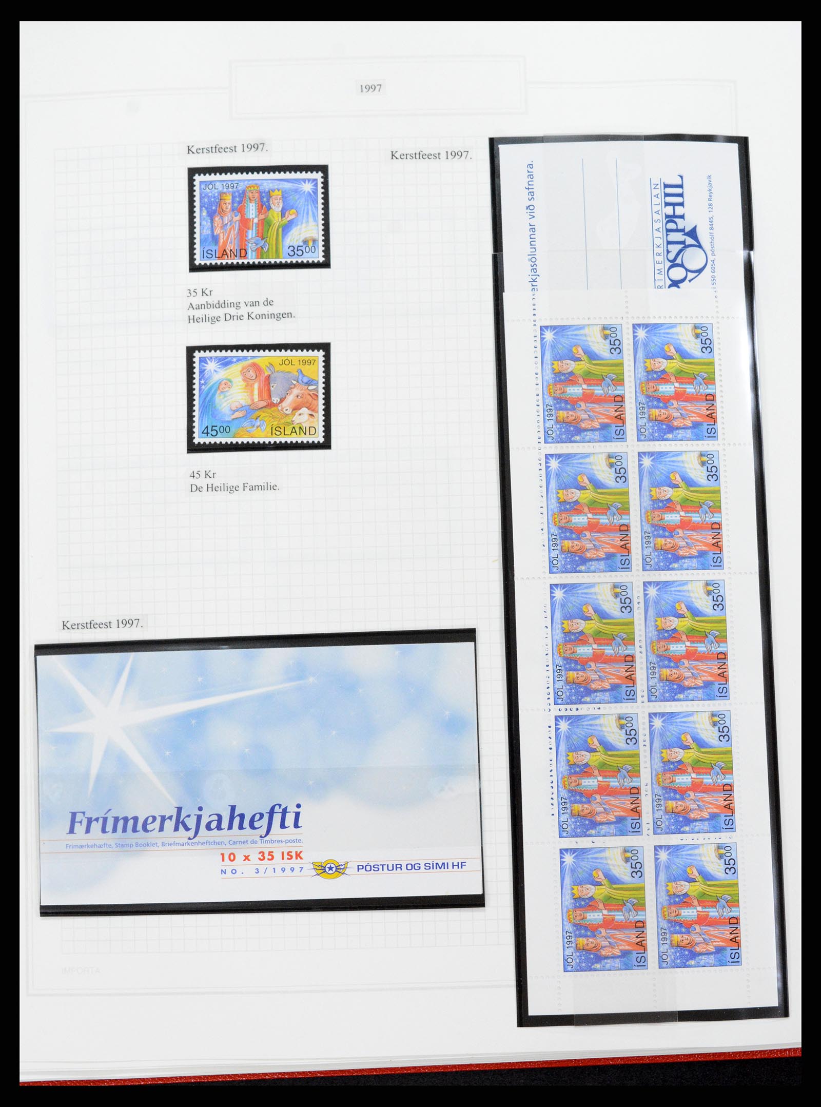 37300 107 - Postzegelverzameling 37300 IJsland 1873-2000.