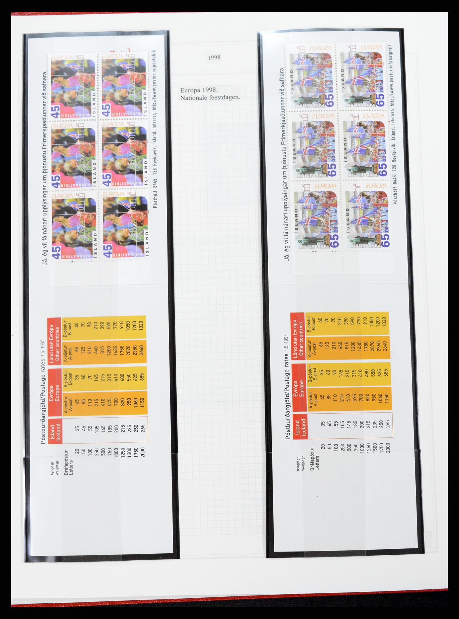 37300 111 - Postzegelverzameling 37300 IJsland 1873-2000.