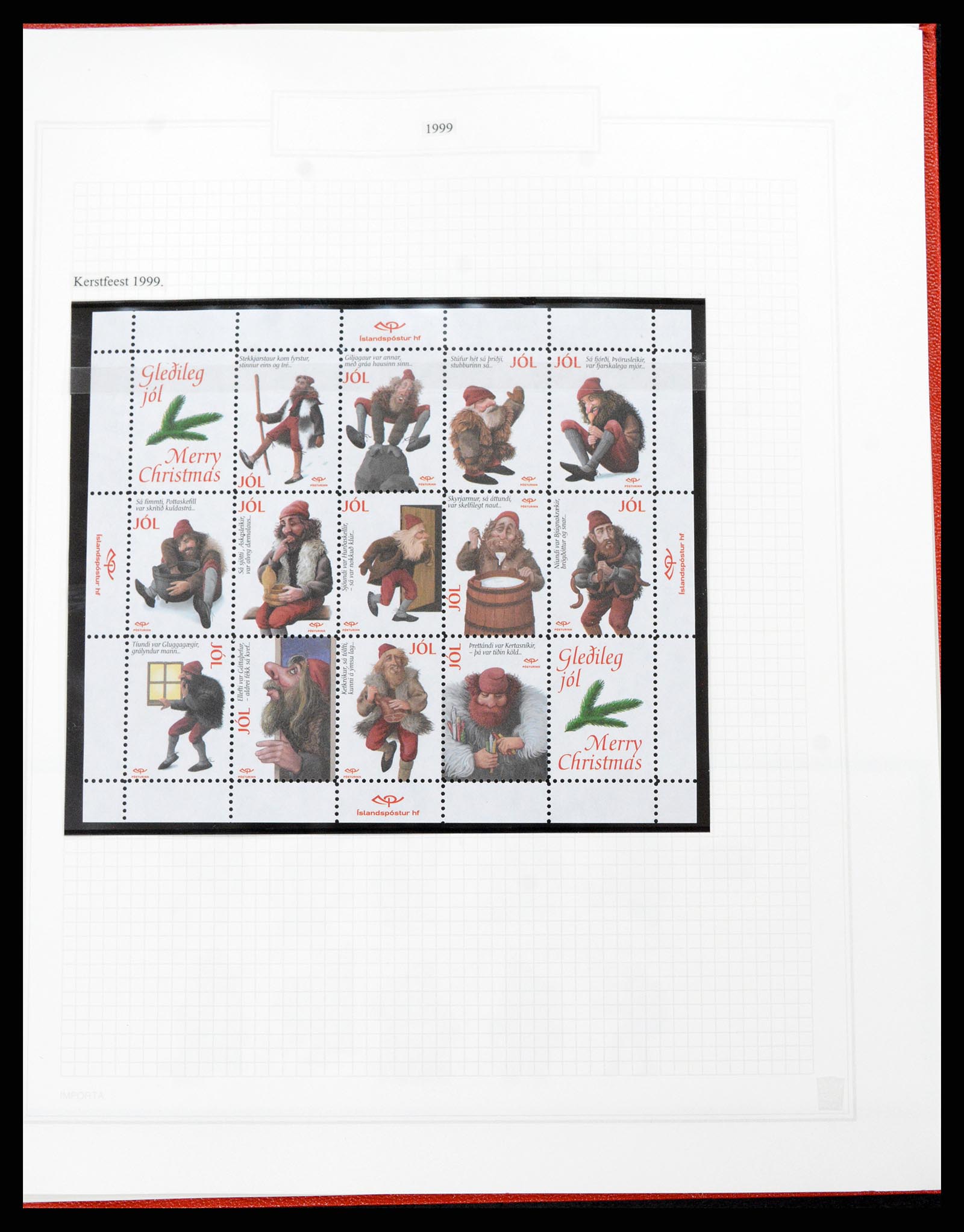 37300 121 - Postzegelverzameling 37300 IJsland 1873-2000.