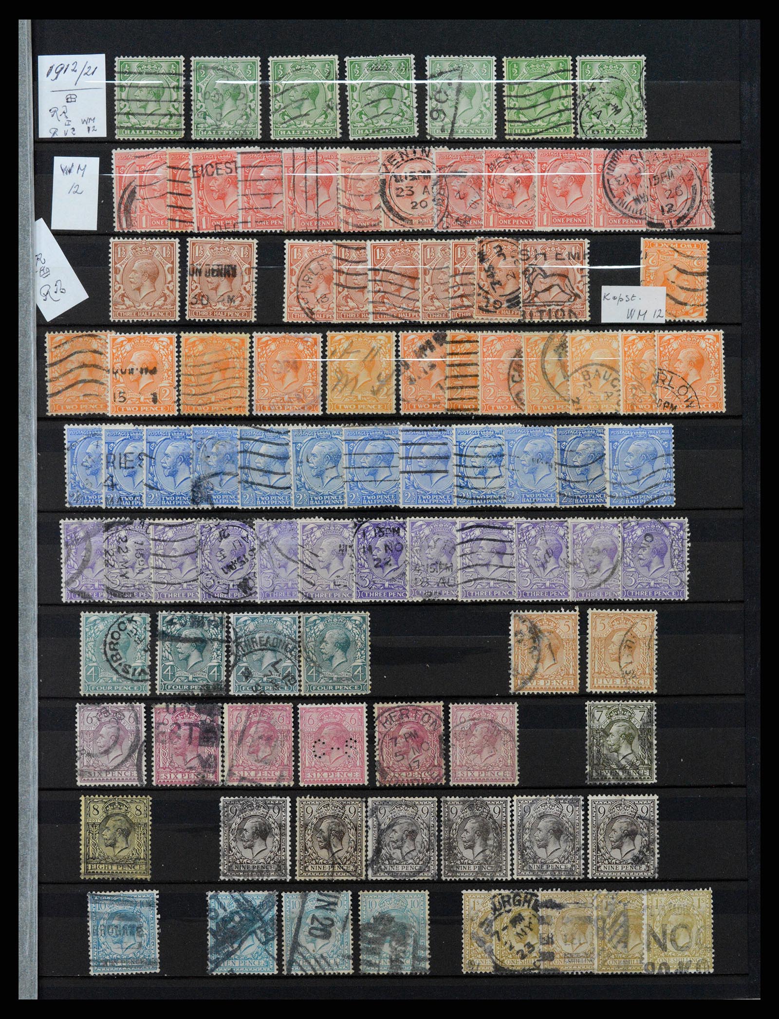 37301 011 - Postzegelverzameling 37301 Engeland 1841-1969.
