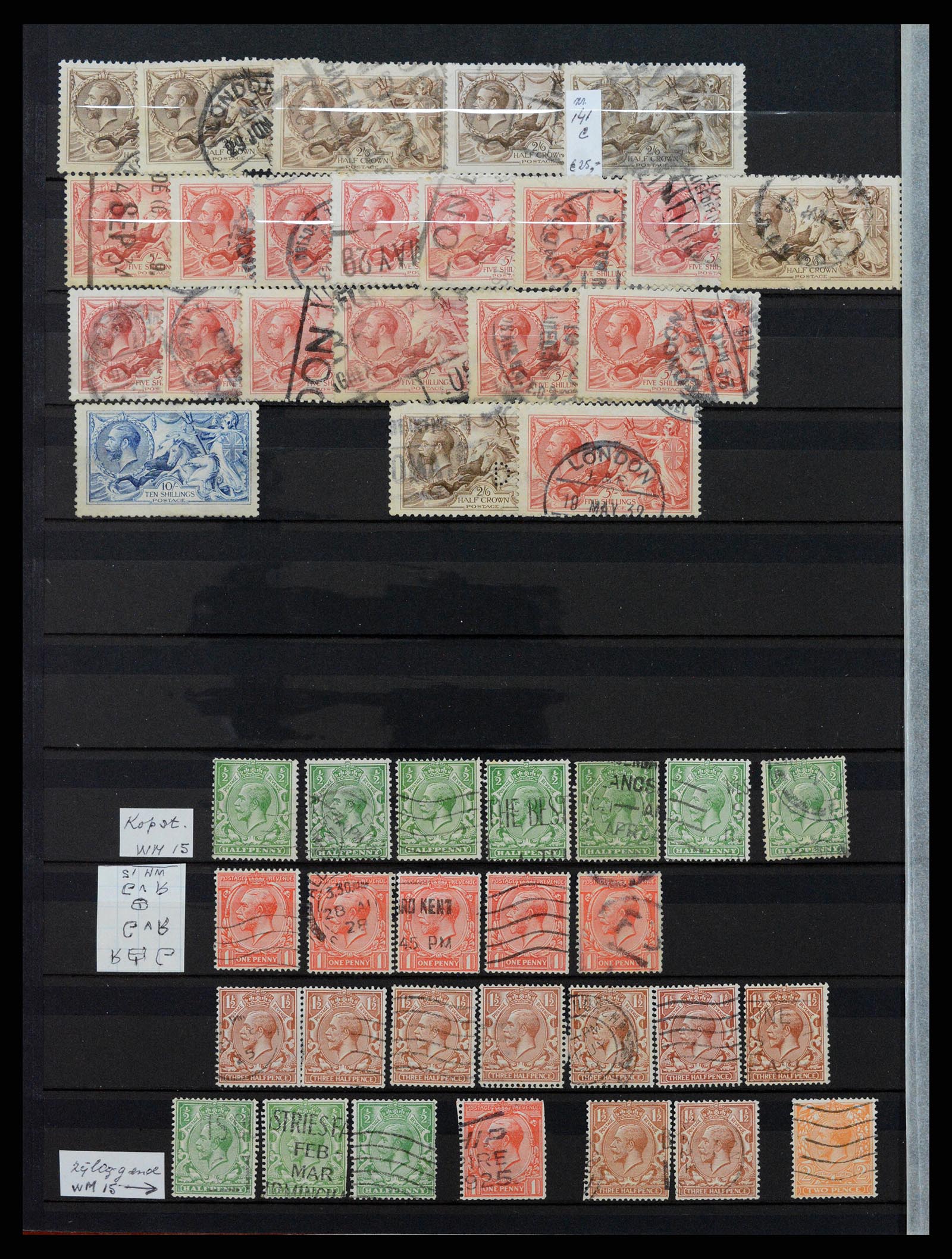 37301 012 - Postzegelverzameling 37301 Engeland 1841-1969.