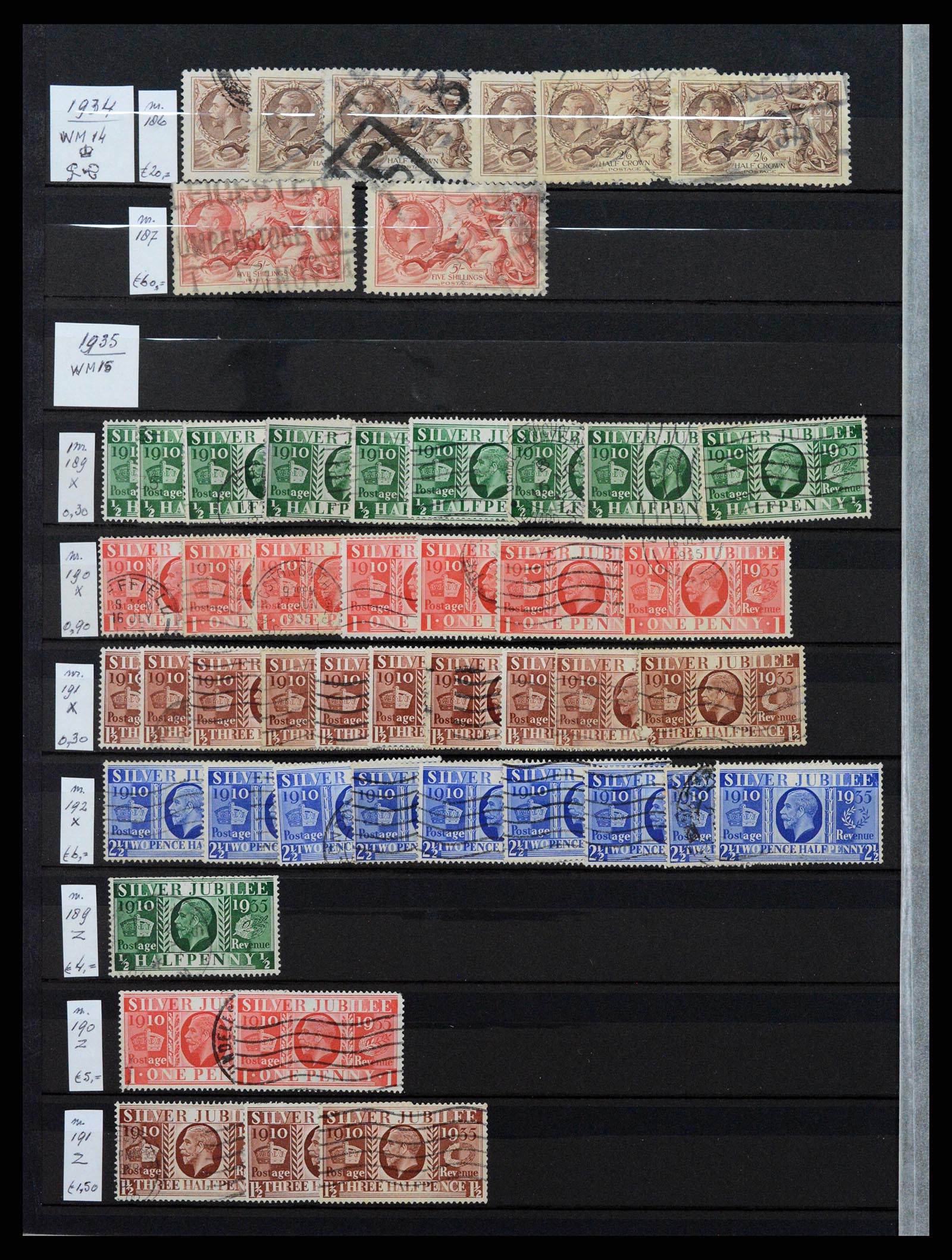 37301 016 - Postzegelverzameling 37301 Engeland 1841-1969.