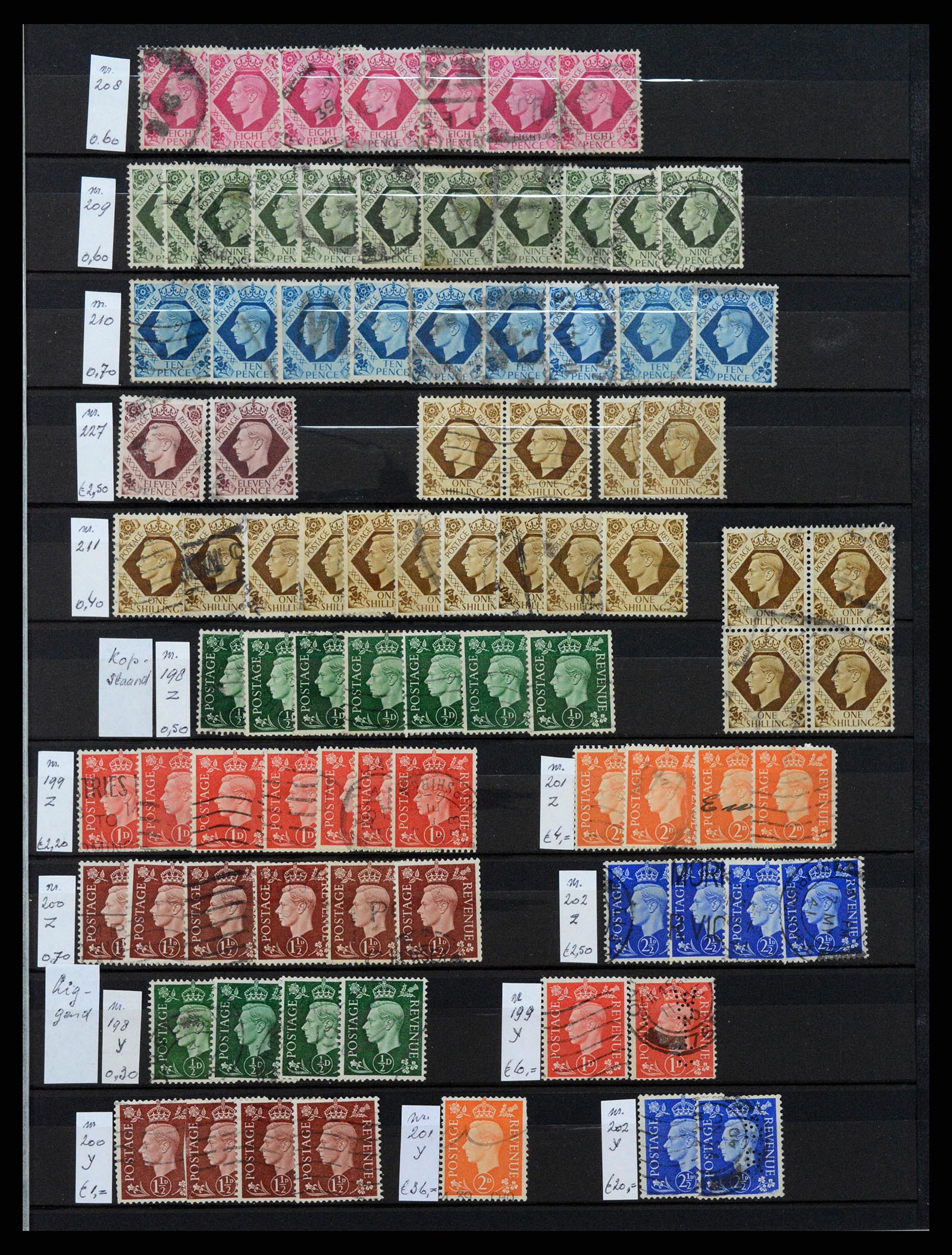 37301 019 - Postzegelverzameling 37301 Engeland 1841-1969.