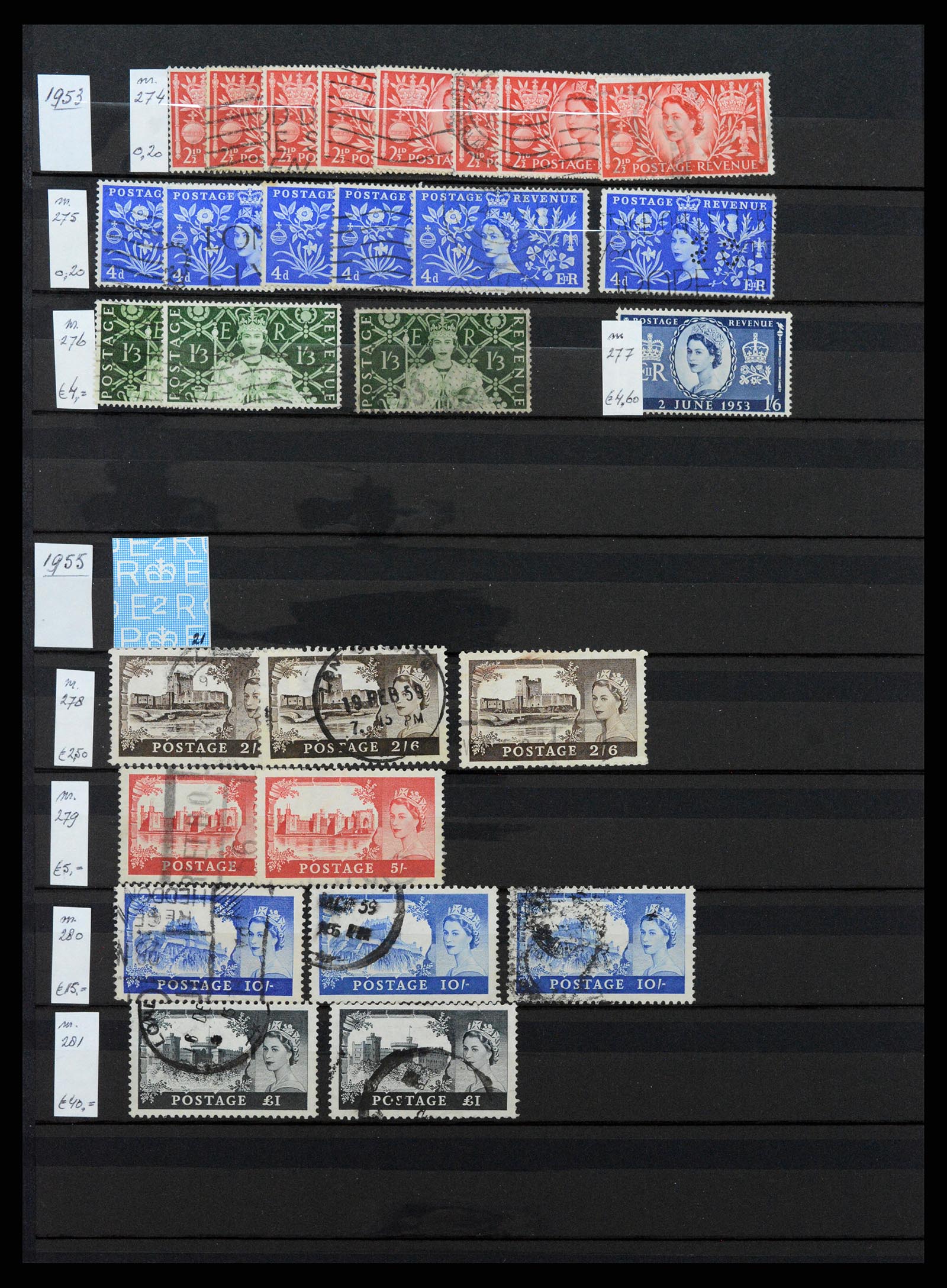 37301 026 - Postzegelverzameling 37301 Engeland 1841-1969.