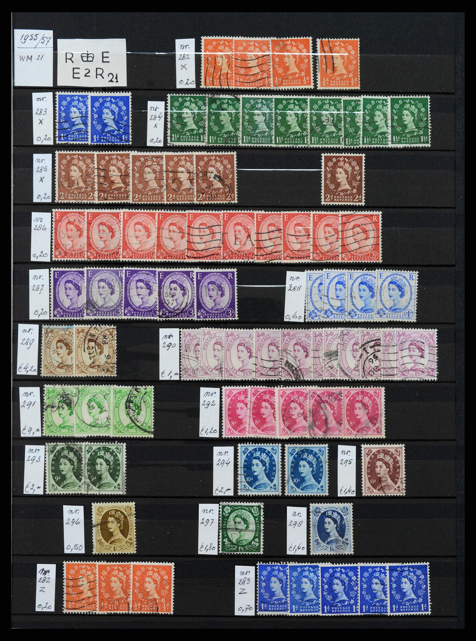 37301 027 - Postzegelverzameling 37301 Engeland 1841-1969.
