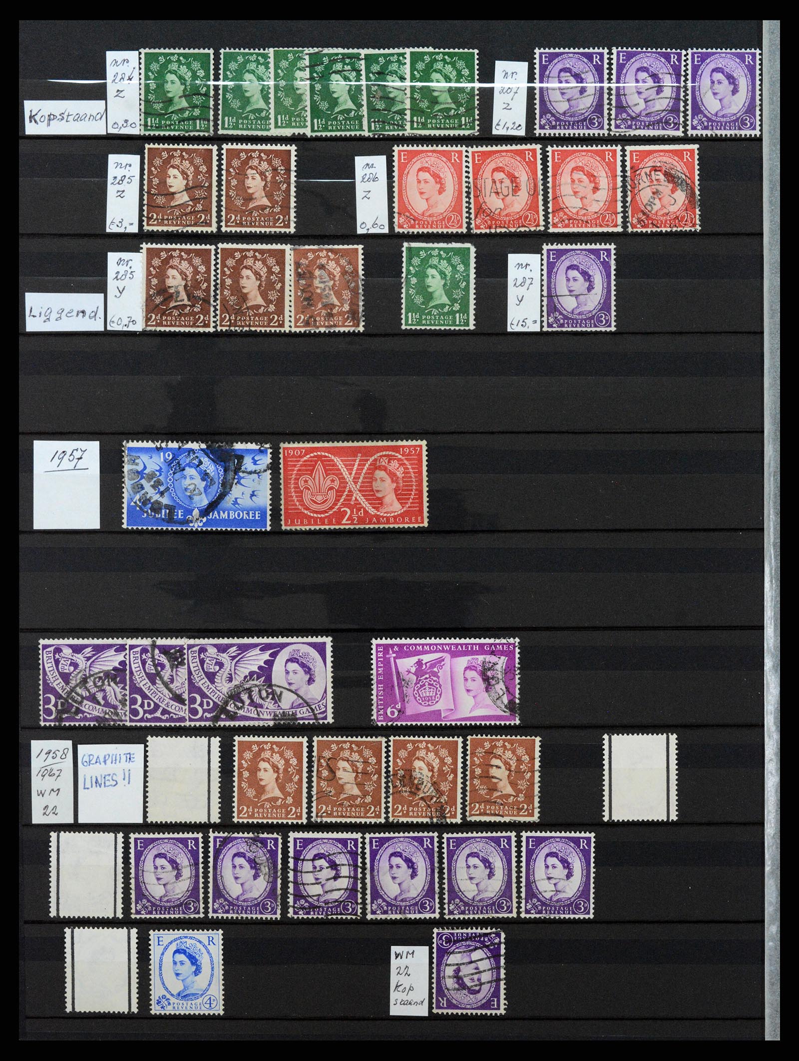 37301 028 - Postzegelverzameling 37301 Engeland 1841-1969.
