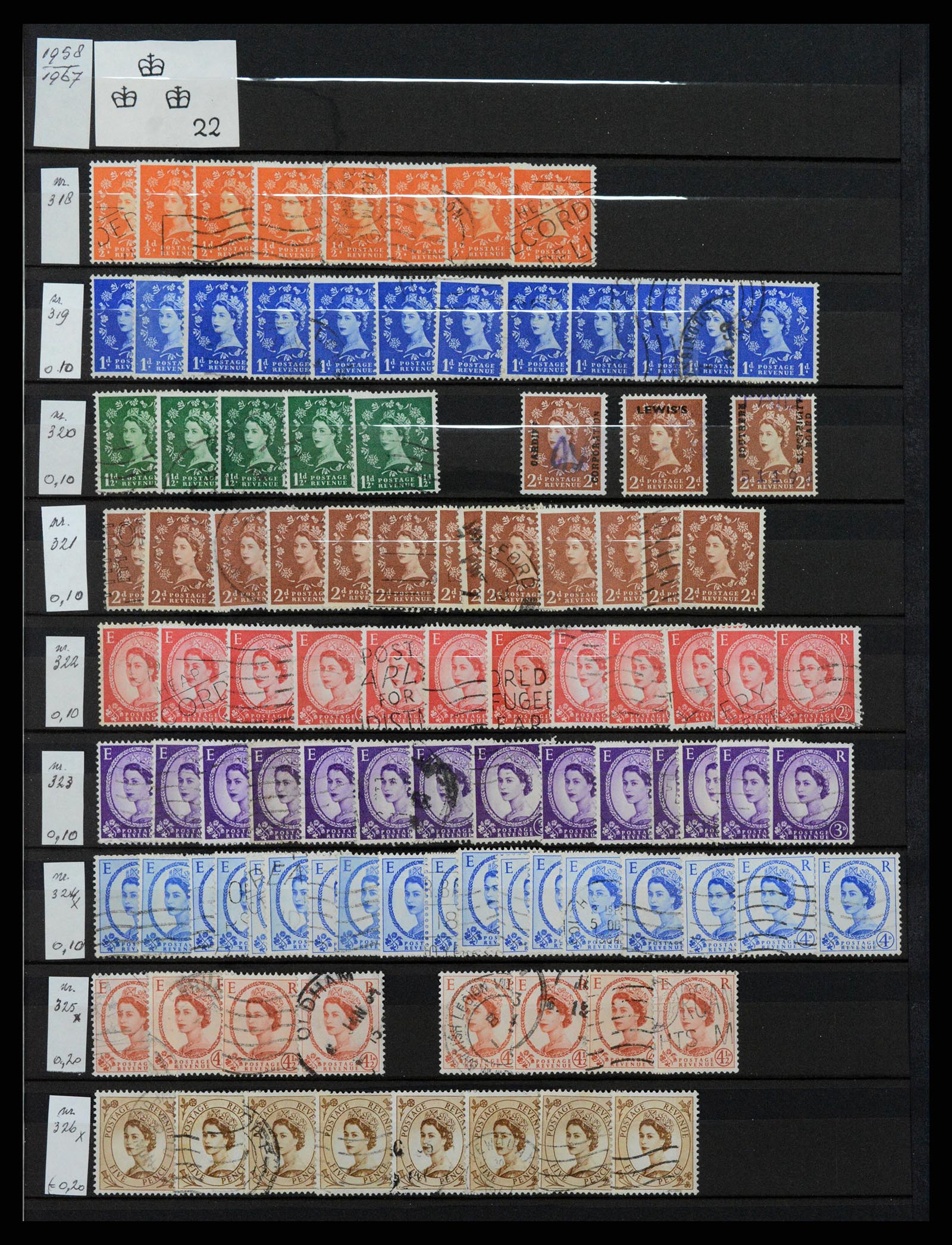 37301 029 - Postzegelverzameling 37301 Engeland 1841-1969.