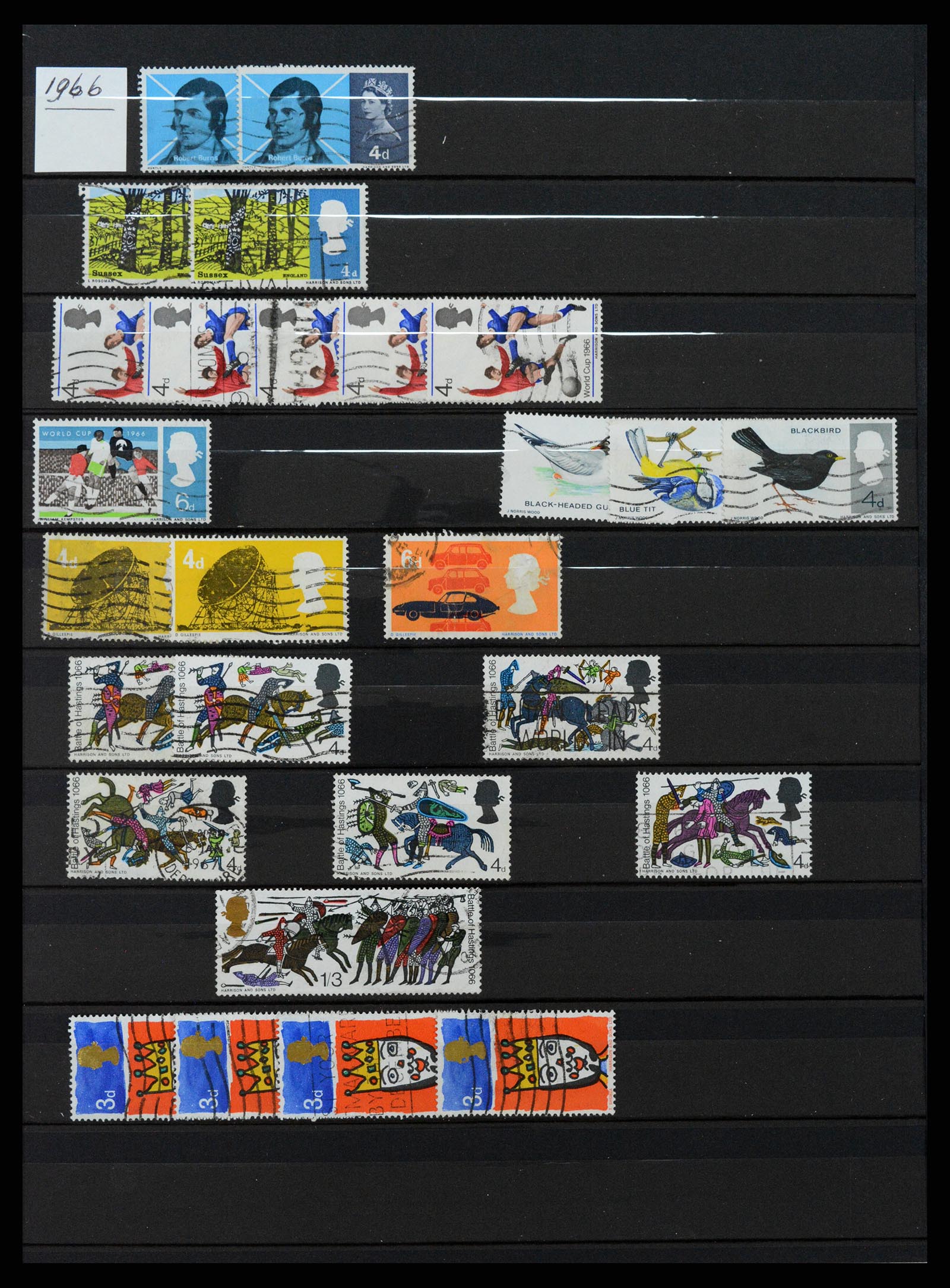37301 035 - Postzegelverzameling 37301 Engeland 1841-1969.