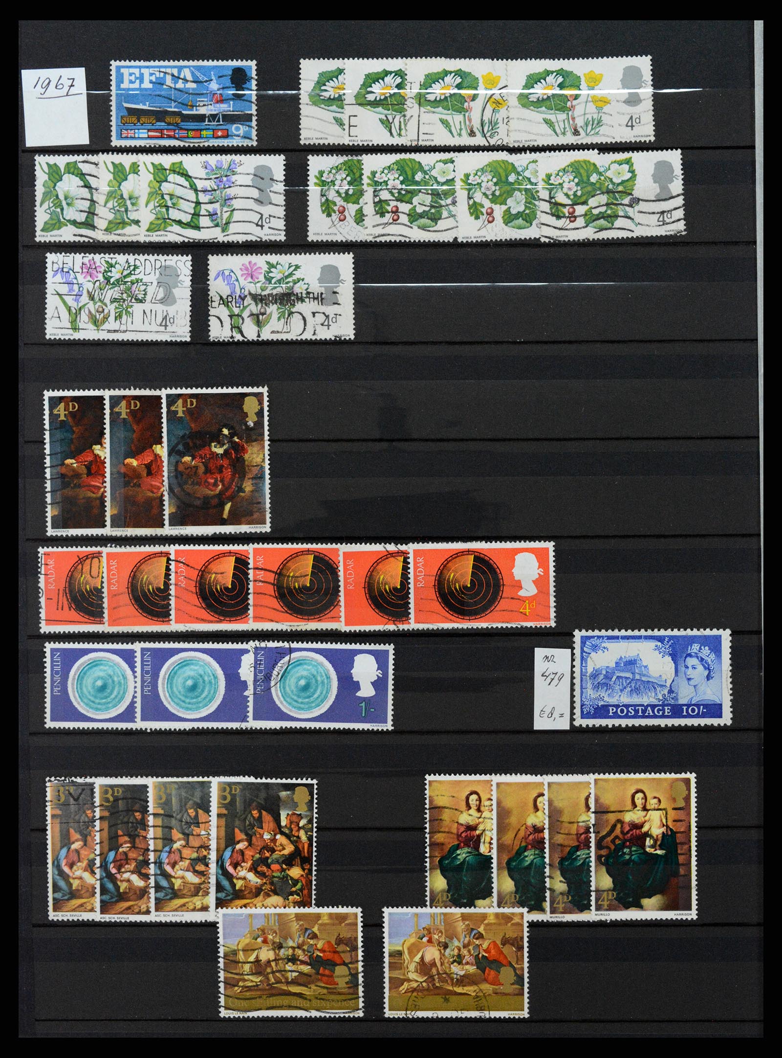 37301 036 - Postzegelverzameling 37301 Engeland 1841-1969.