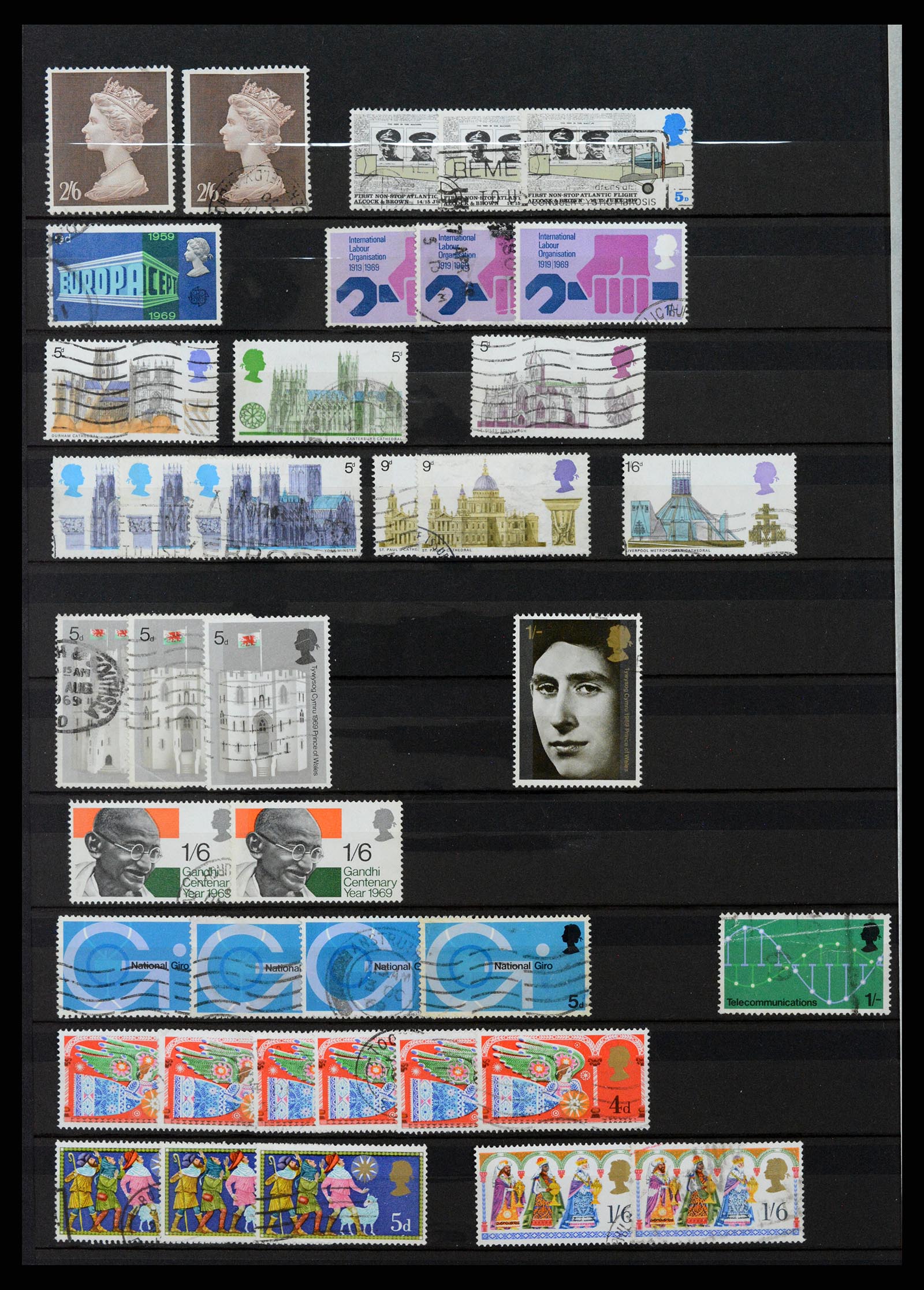 37301 038 - Postzegelverzameling 37301 Engeland 1841-1969.
