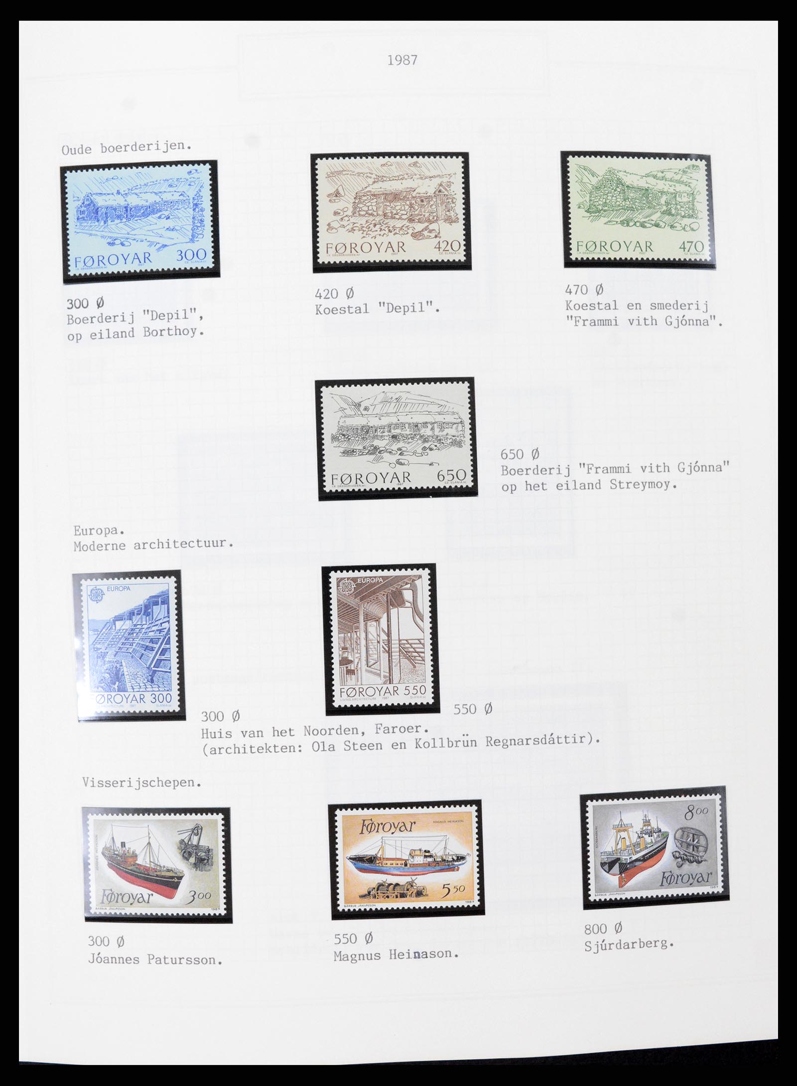 37302 017 - Stamp collection 37302 Greenland and Faroe Islands 1905-2001.