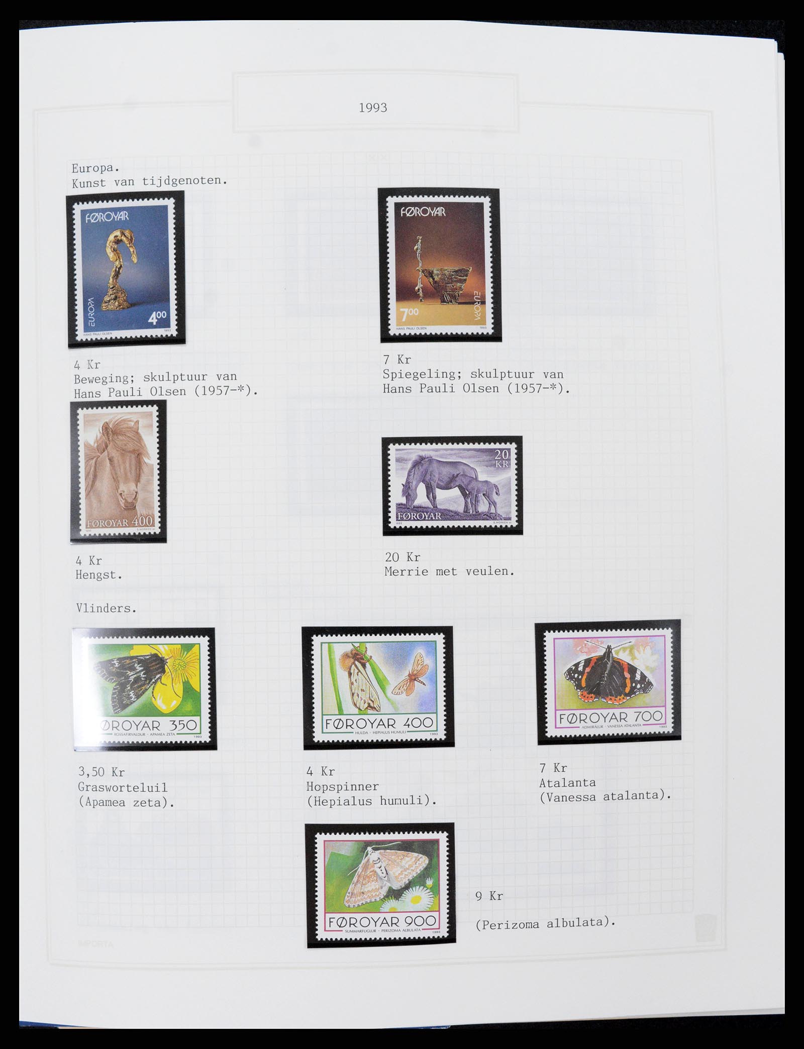 37302 032 - Postzegelverzameling 37302 Groenland en Faeroer 1905-2001.