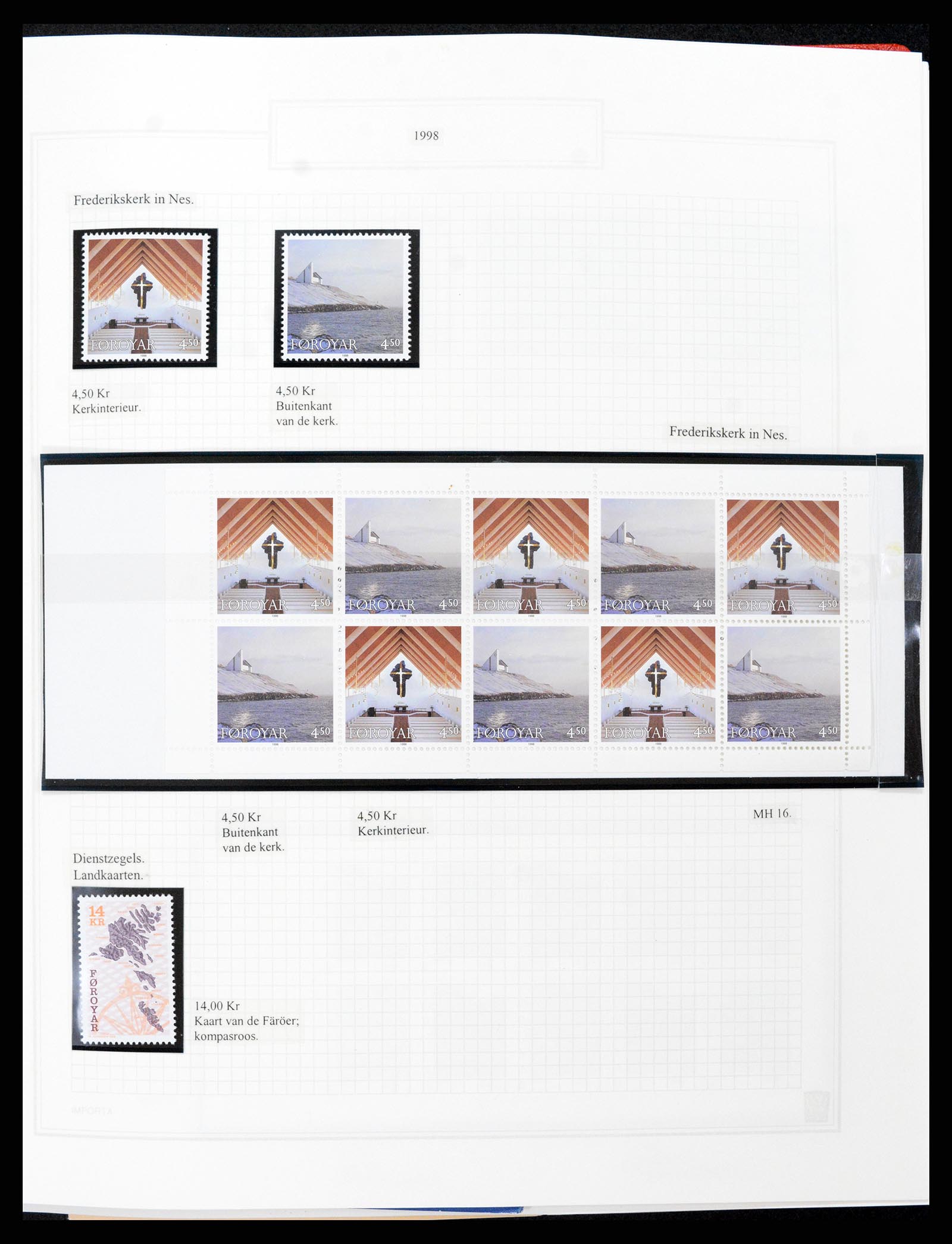 37302 048 - Postzegelverzameling 37302 Groenland en Faeroer 1905-2001.