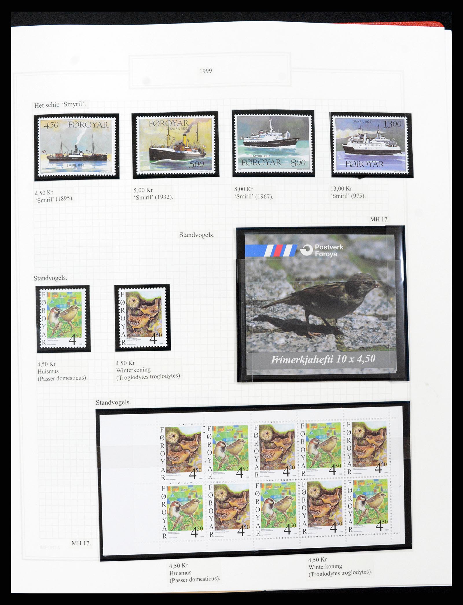 37302 049 - Postzegelverzameling 37302 Groenland en Faeroer 1905-2001.