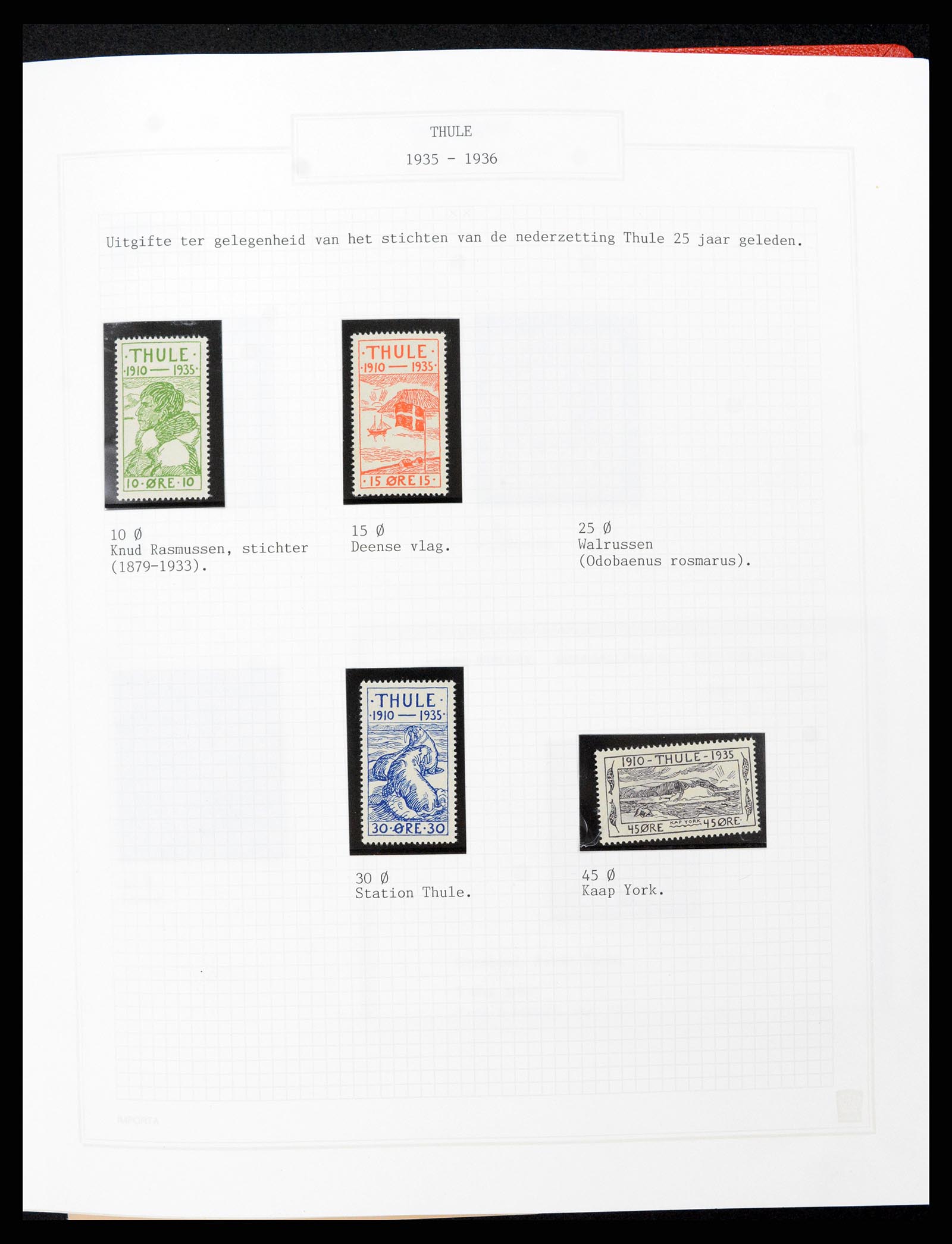 37302 054 - Postzegelverzameling 37302 Groenland en Faeroer 1905-2001.