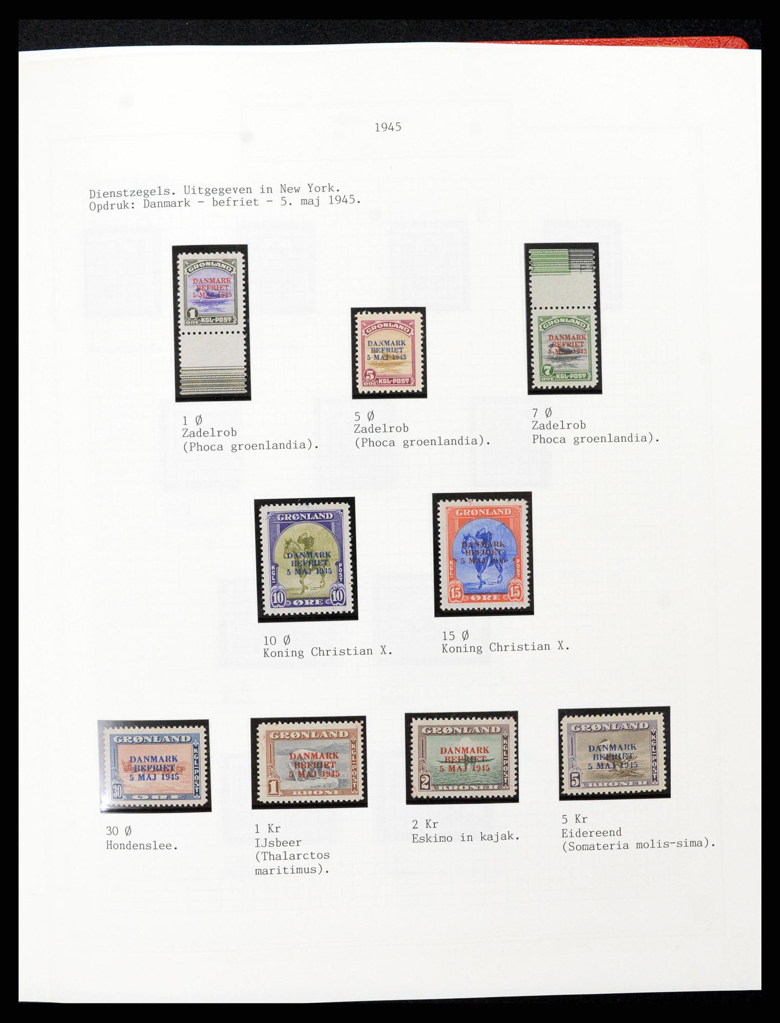 37302 058 - Postzegelverzameling 37302 Groenland en Faeroer 1905-2001.