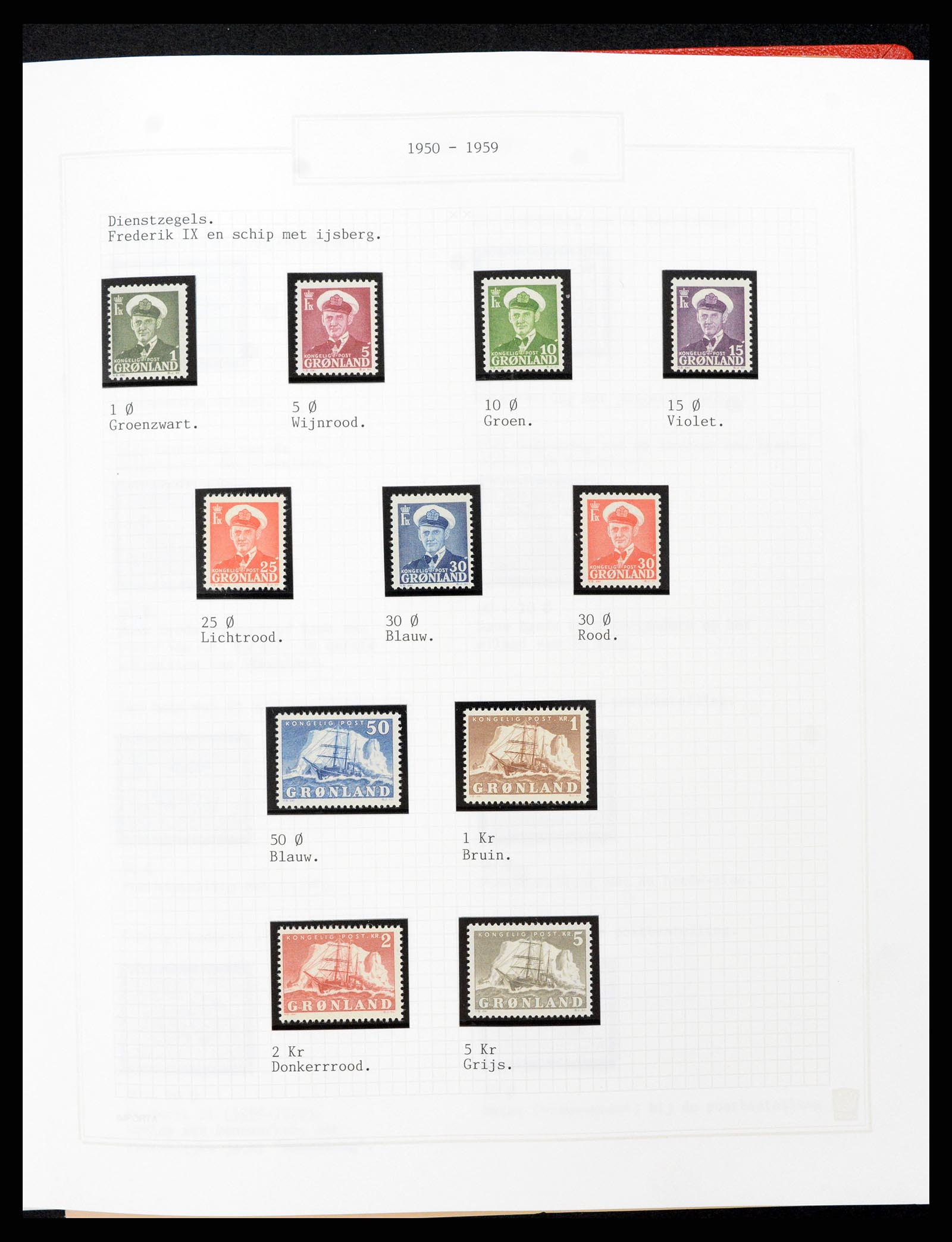 37302 059 - Postzegelverzameling 37302 Groenland en Faeroer 1905-2001.
