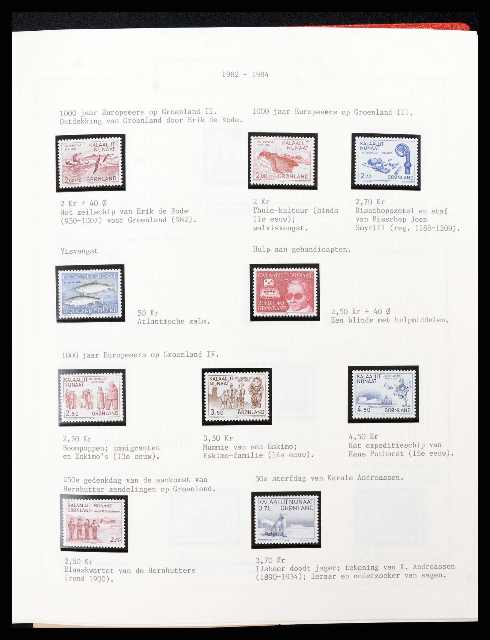 37302 065 - Stamp collection 37302 Greenland and Faroe Islands 1905-2001.