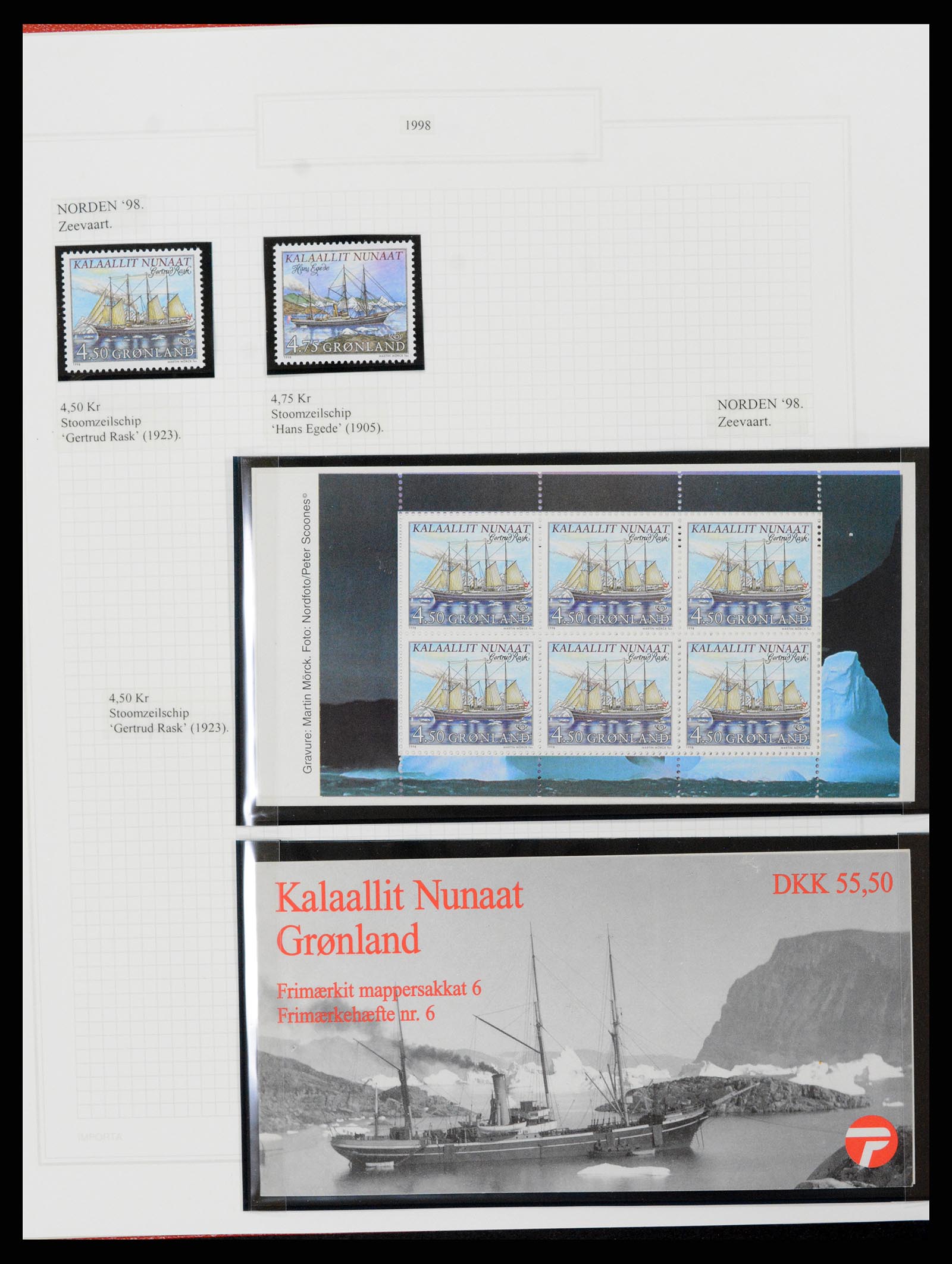 37302 099 - Stamp collection 37302 Greenland and Faroe Islands 1905-2001.