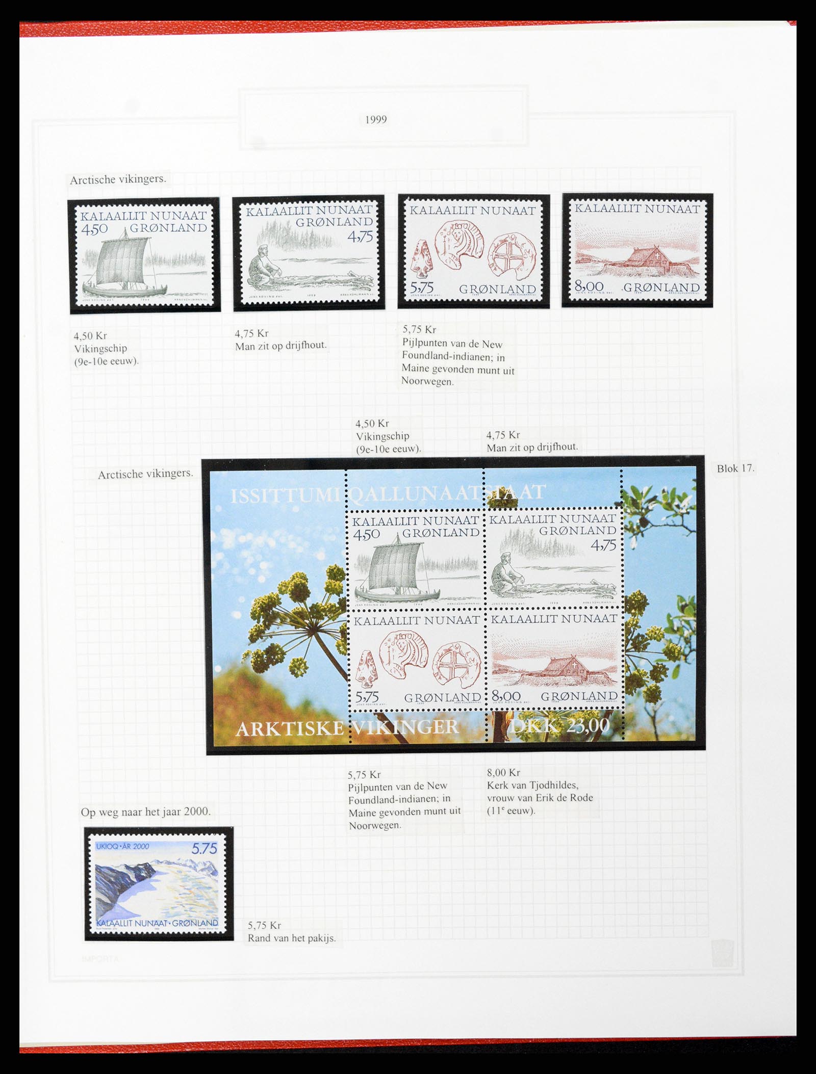 37302 103 - Stamp collection 37302 Greenland and Faroe Islands 1905-2001.