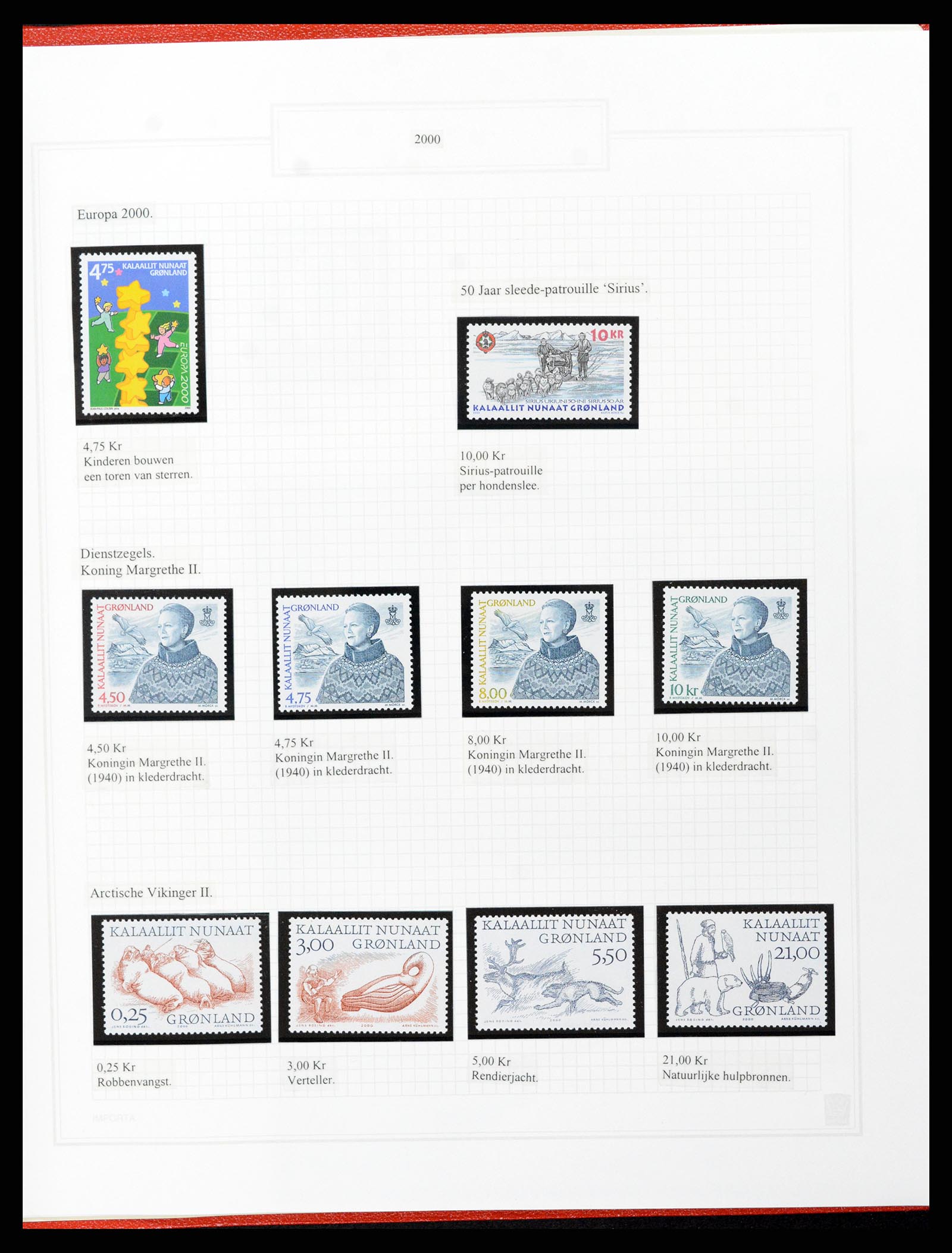37302 106 - Postzegelverzameling 37302 Groenland en Faeroer 1905-2001.