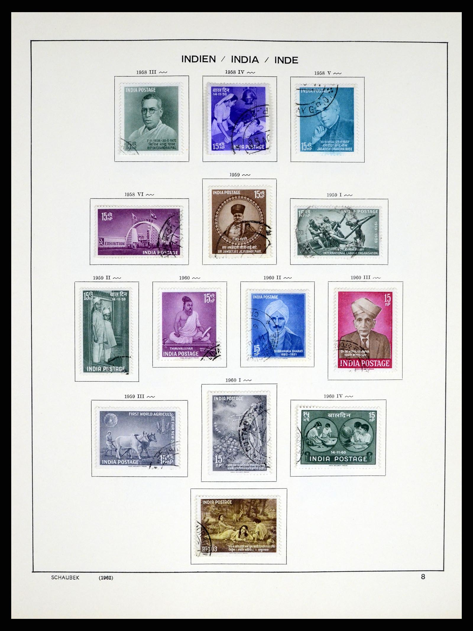 37304 012 - Postzegelverzameling 37304 India 1947-2016.