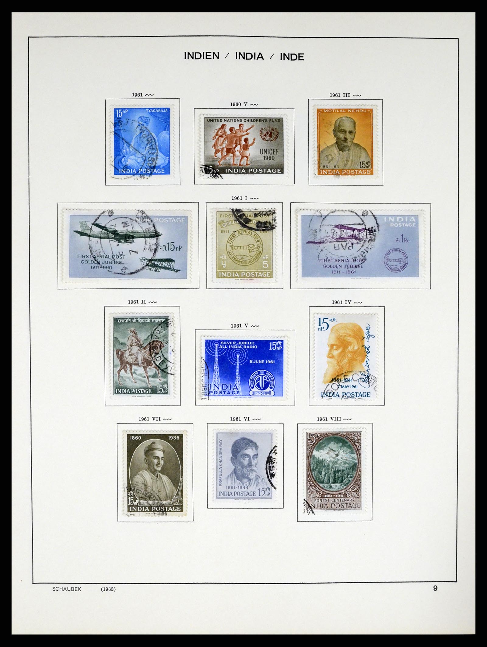 37304 013 - Postzegelverzameling 37304 India 1947-2016.