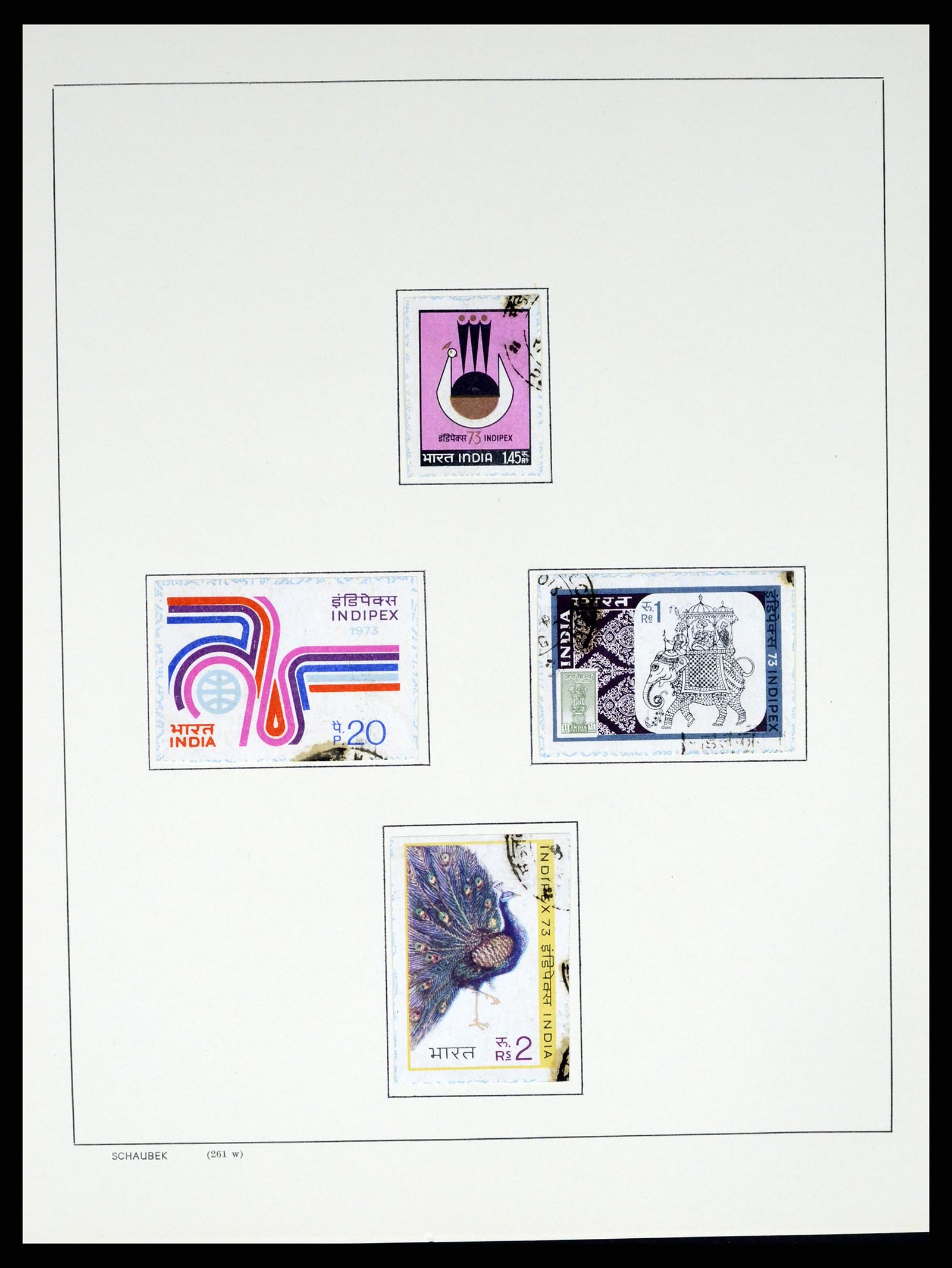 37304 038 - Postzegelverzameling 37304 India 1947-2016.