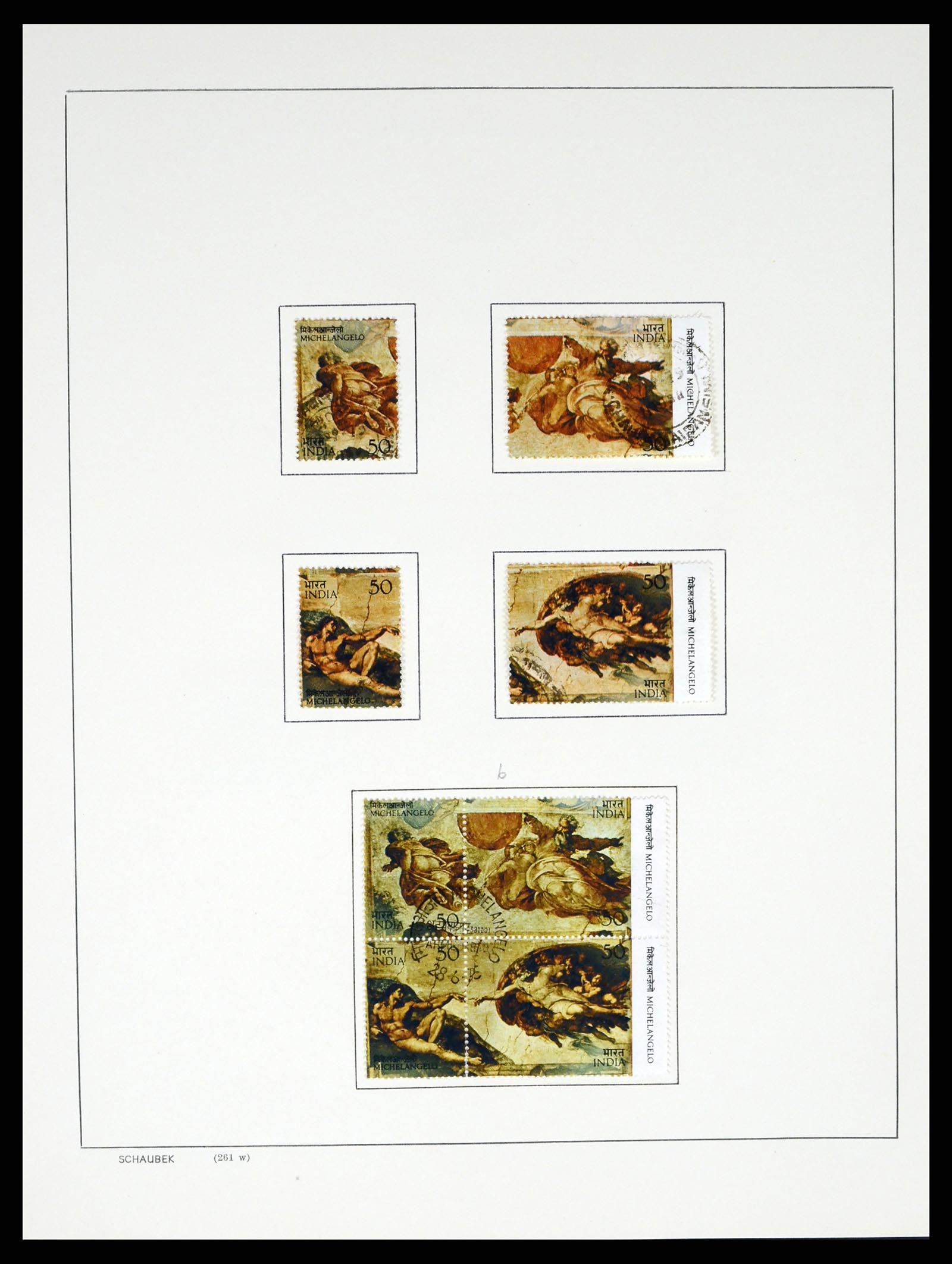 37304 046 - Postzegelverzameling 37304 India 1947-2016.
