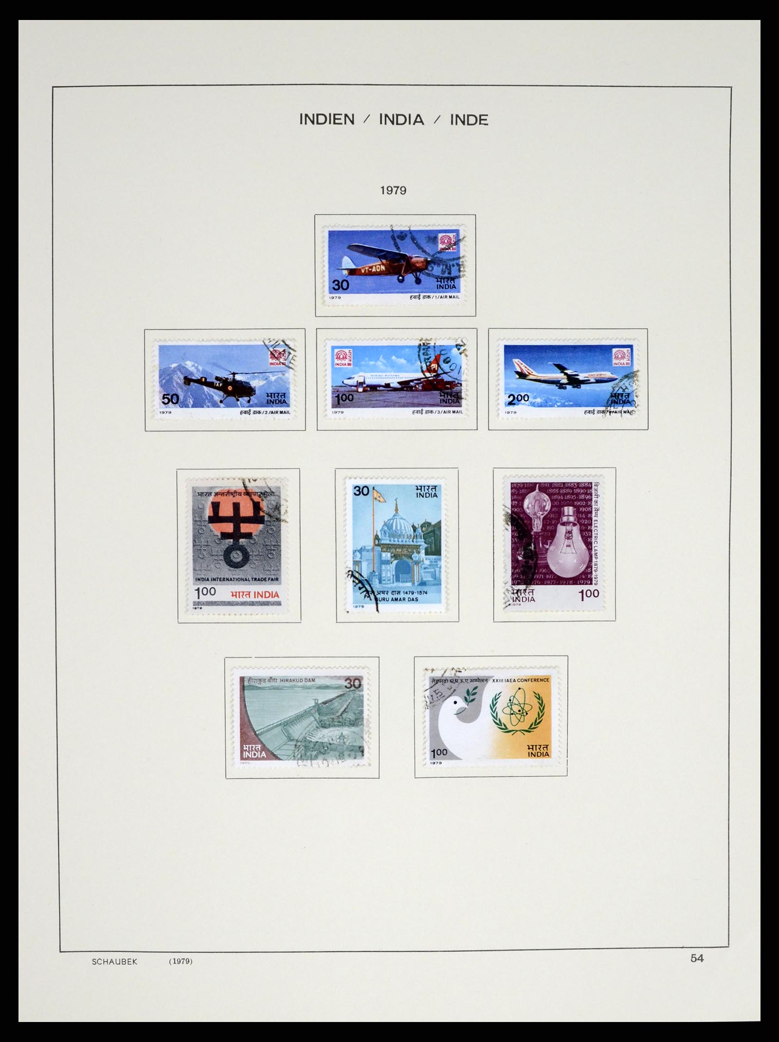 37304 068 - Postzegelverzameling 37304 India 1947-2016.