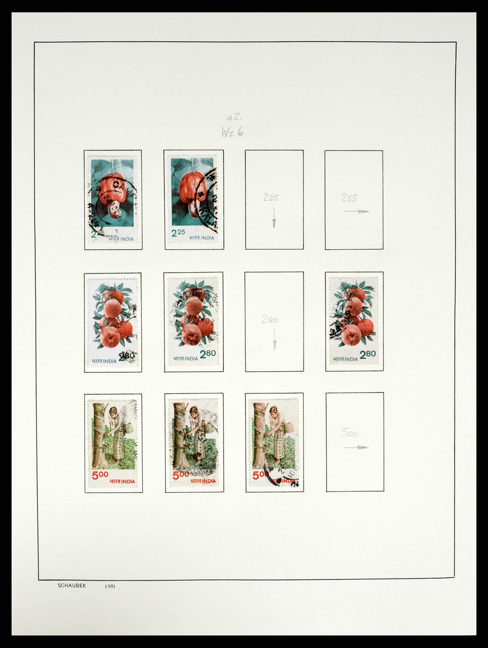 37304 079 - Postzegelverzameling 37304 India 1947-2016.