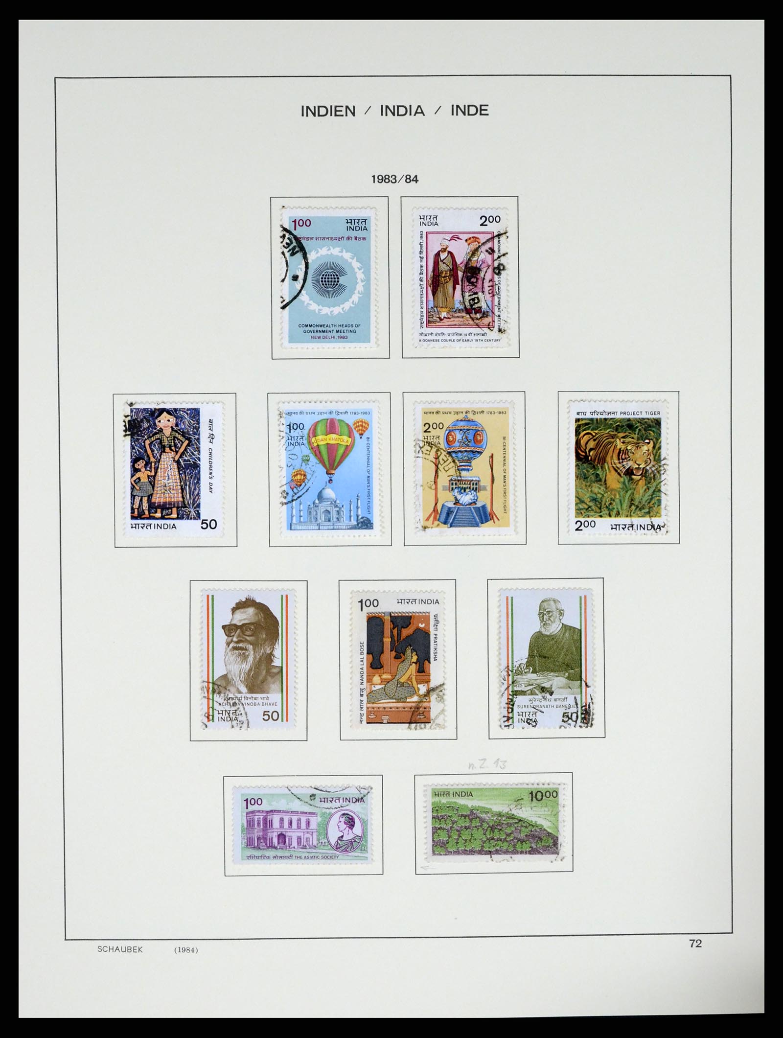 37304 088 - Postzegelverzameling 37304 India 1947-2016.