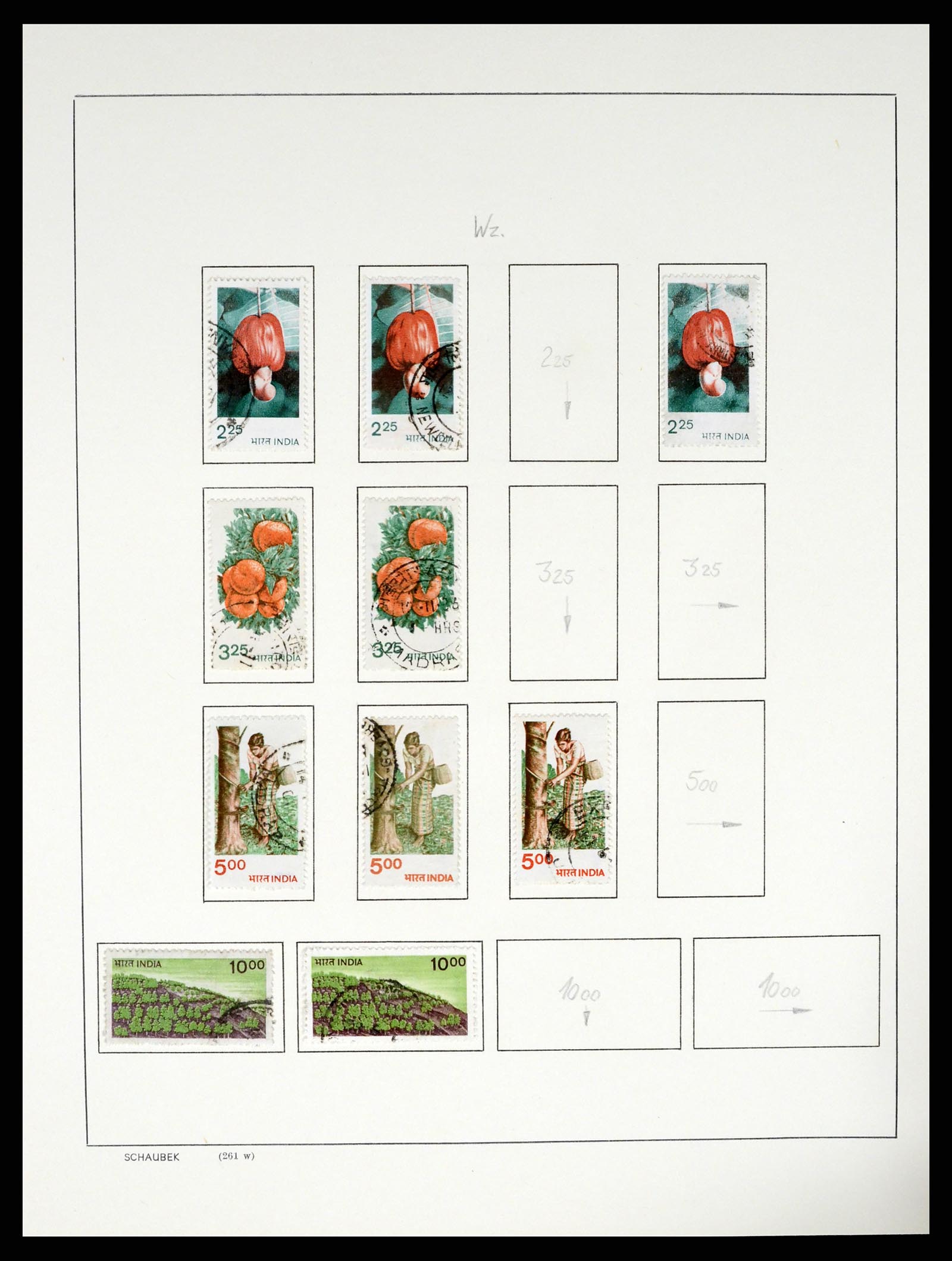 37304 090 - Postzegelverzameling 37304 India 1947-2016.
