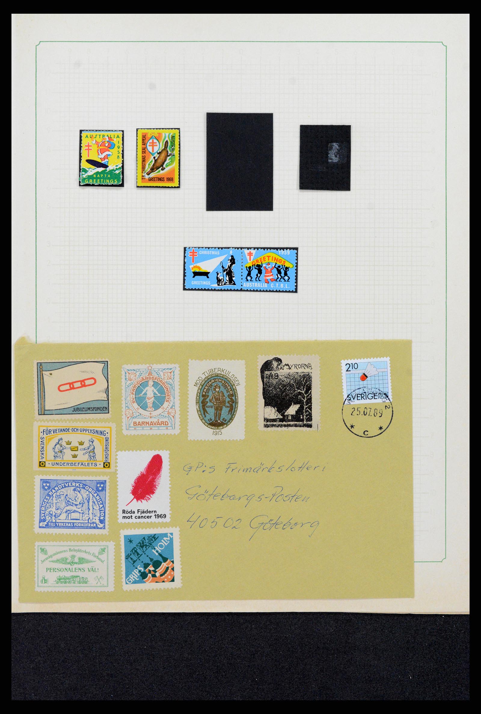 37305 0007 - Postzegelverzameling 37305 Scandinavië julzegels vanaf 1904.