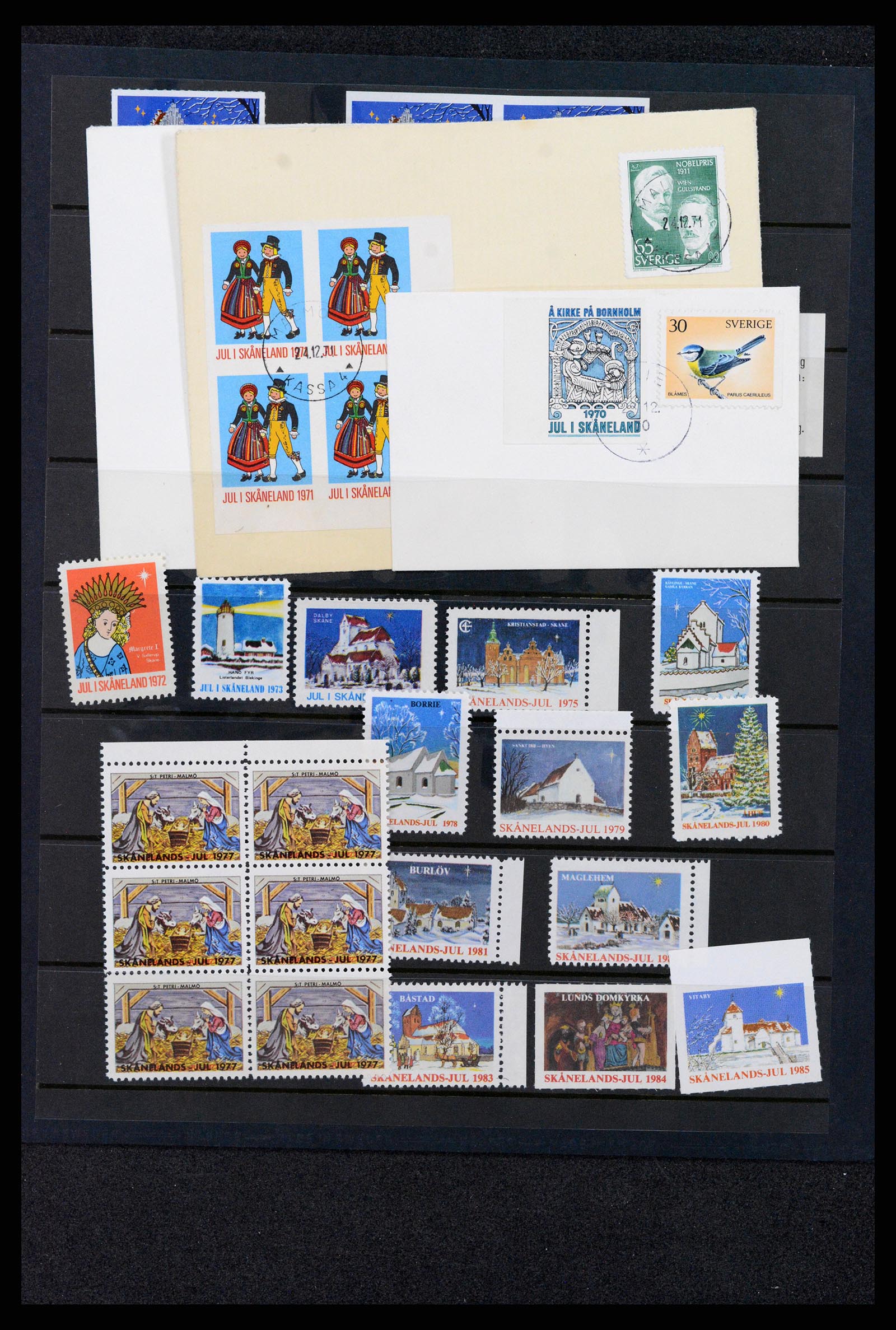 37305 0011 - Postzegelverzameling 37305 Scandinavië julzegels vanaf 1904.