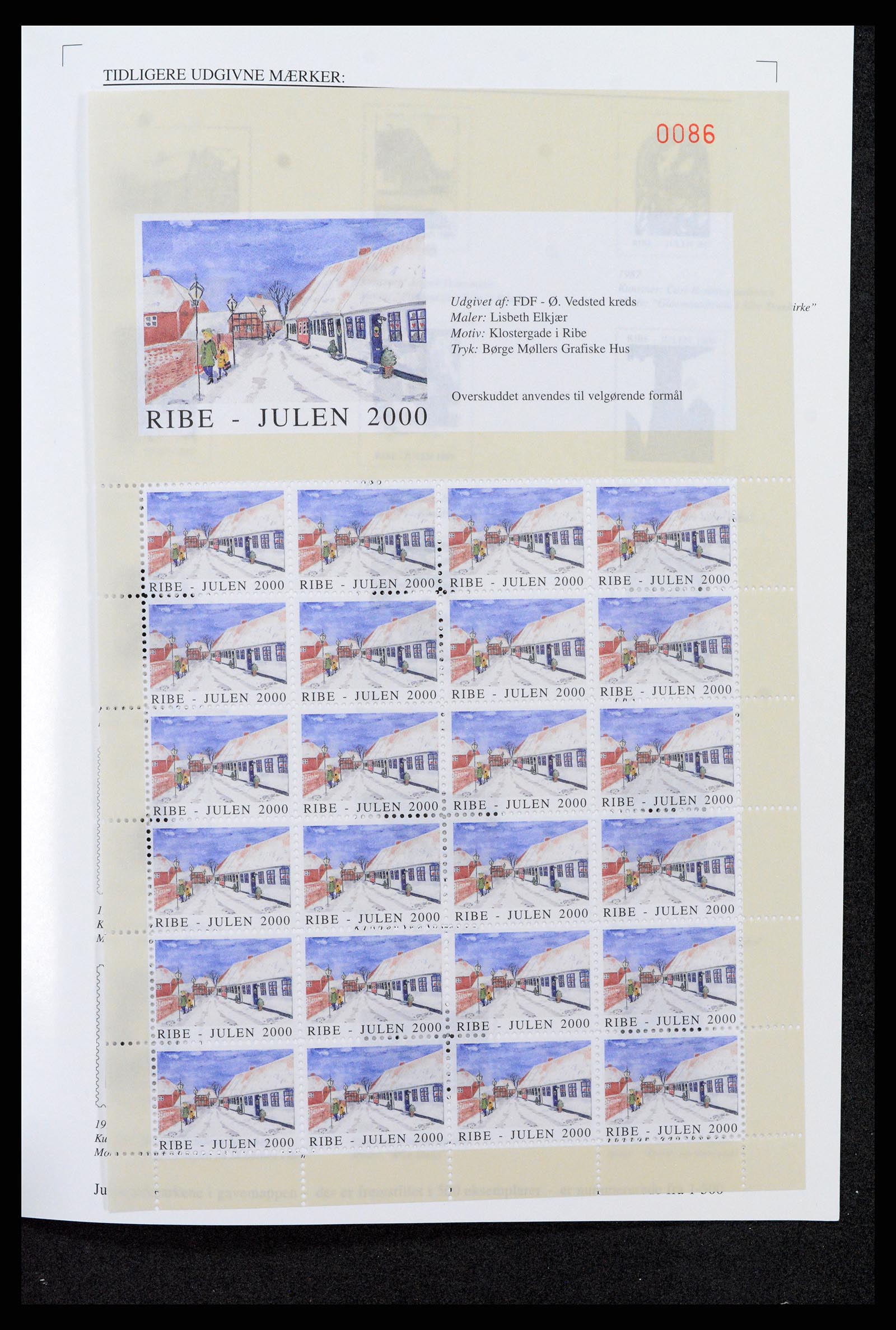 37305 0015 - Postzegelverzameling 37305 Scandinavië julzegels vanaf 1904.