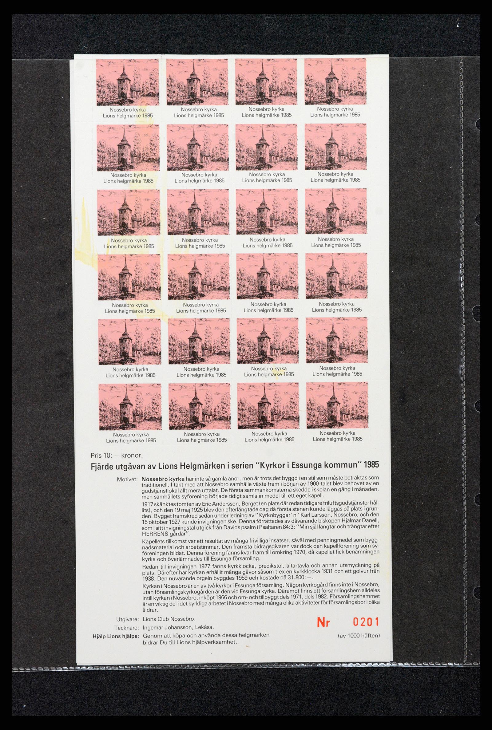 37305 0017 - Postzegelverzameling 37305 Scandinavië julzegels vanaf 1904.