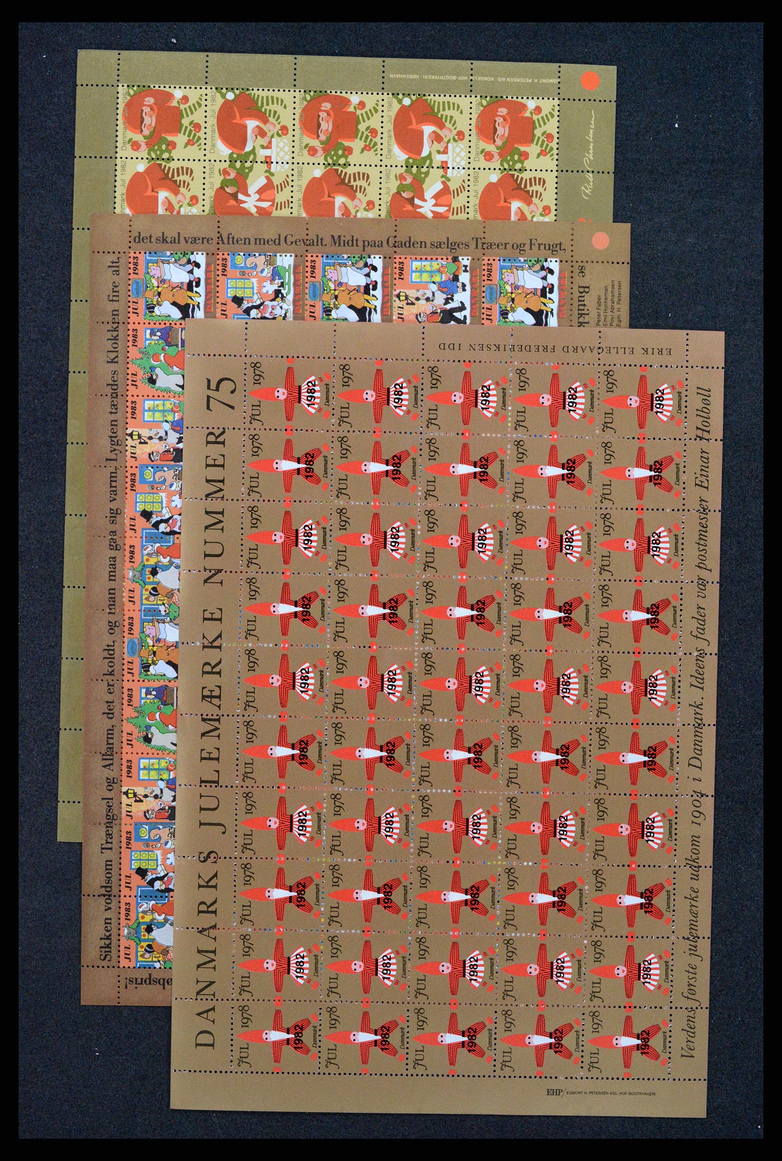 37305 0019 - Postzegelverzameling 37305 Scandinavië julzegels vanaf 1904.