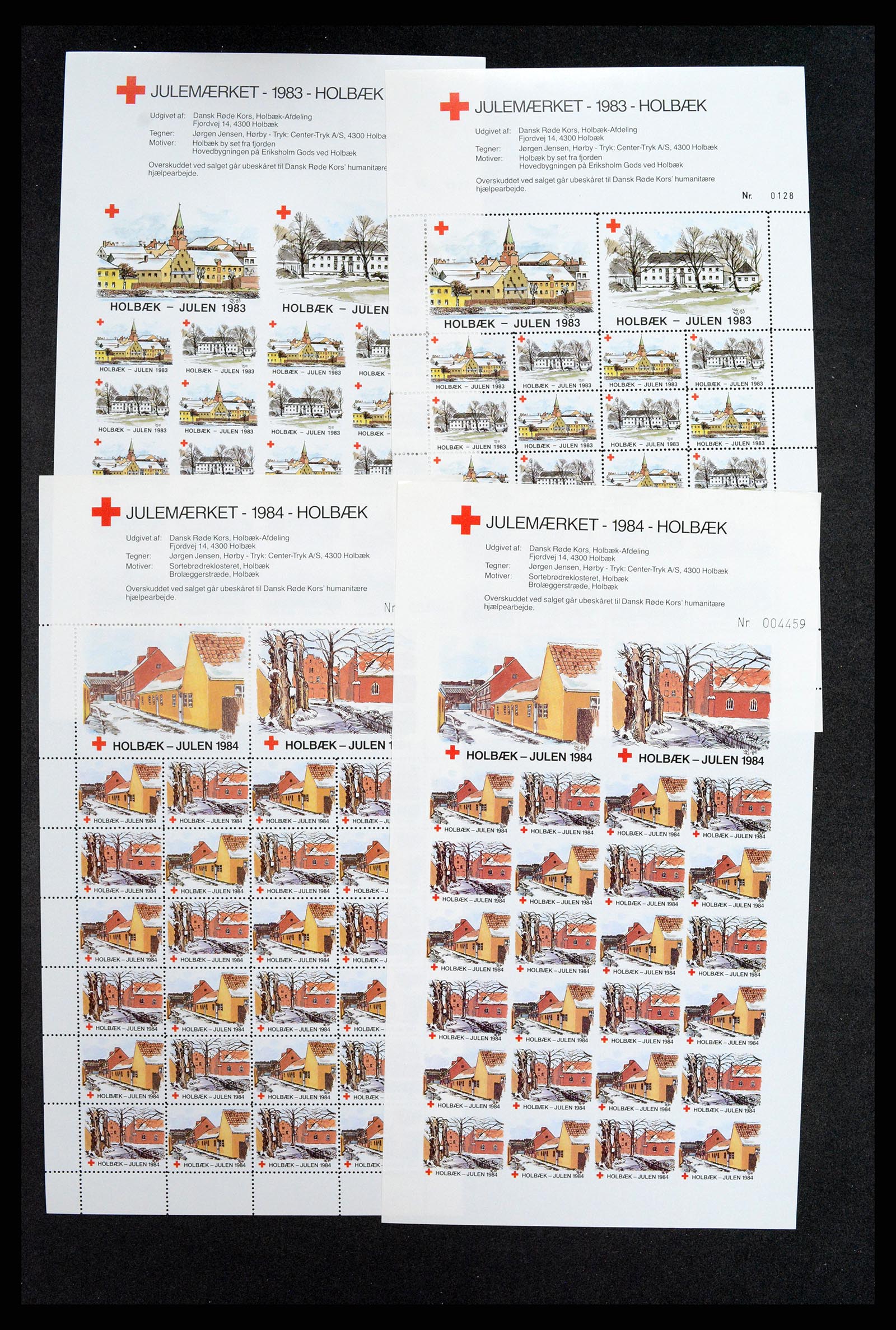 37305 0060 - Stamp collection 37305 Scandinavi julstamps from 1904.