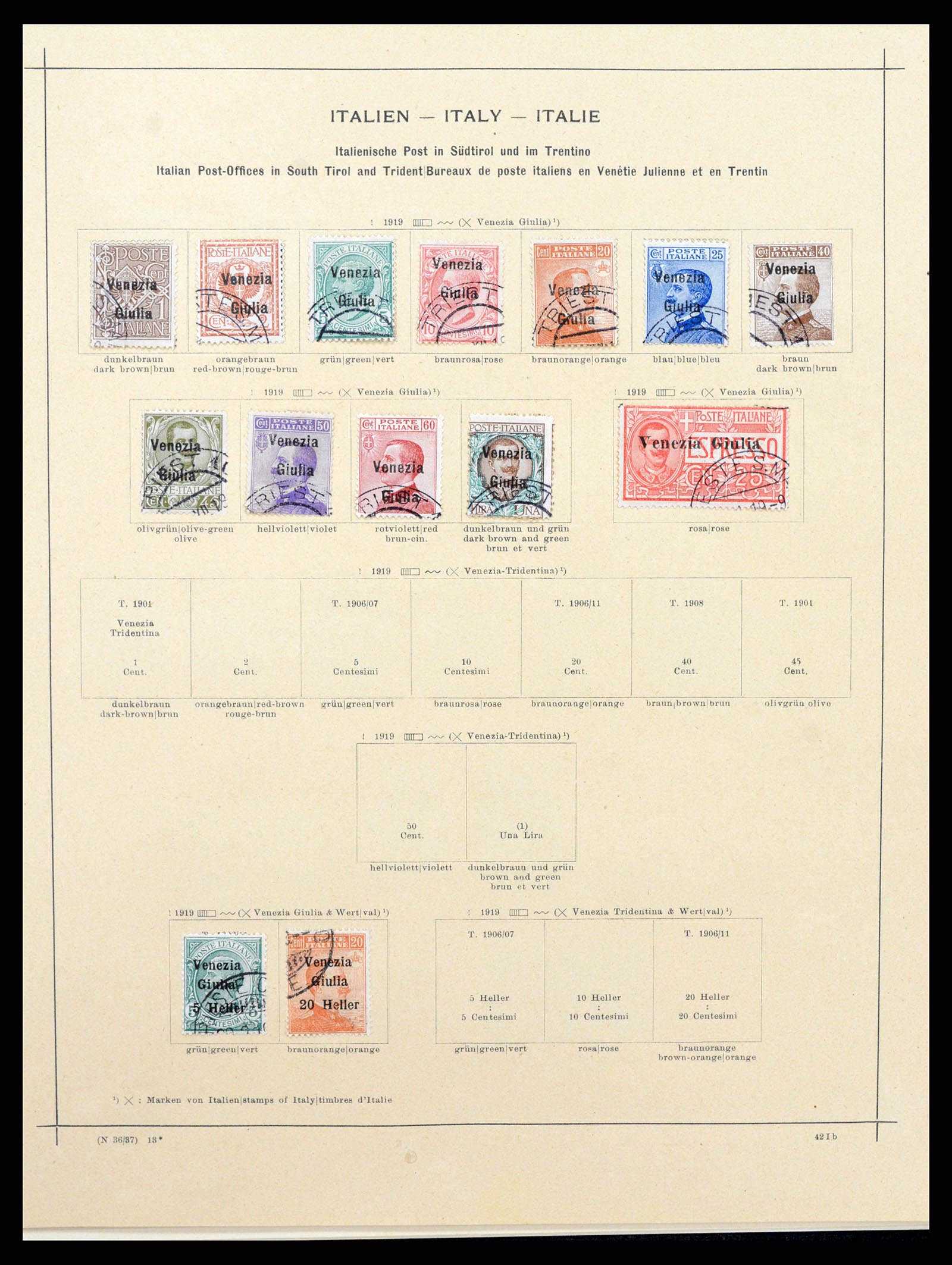 37306 003 - Stamp collection 37306 Italian post abroad 1874-1920.