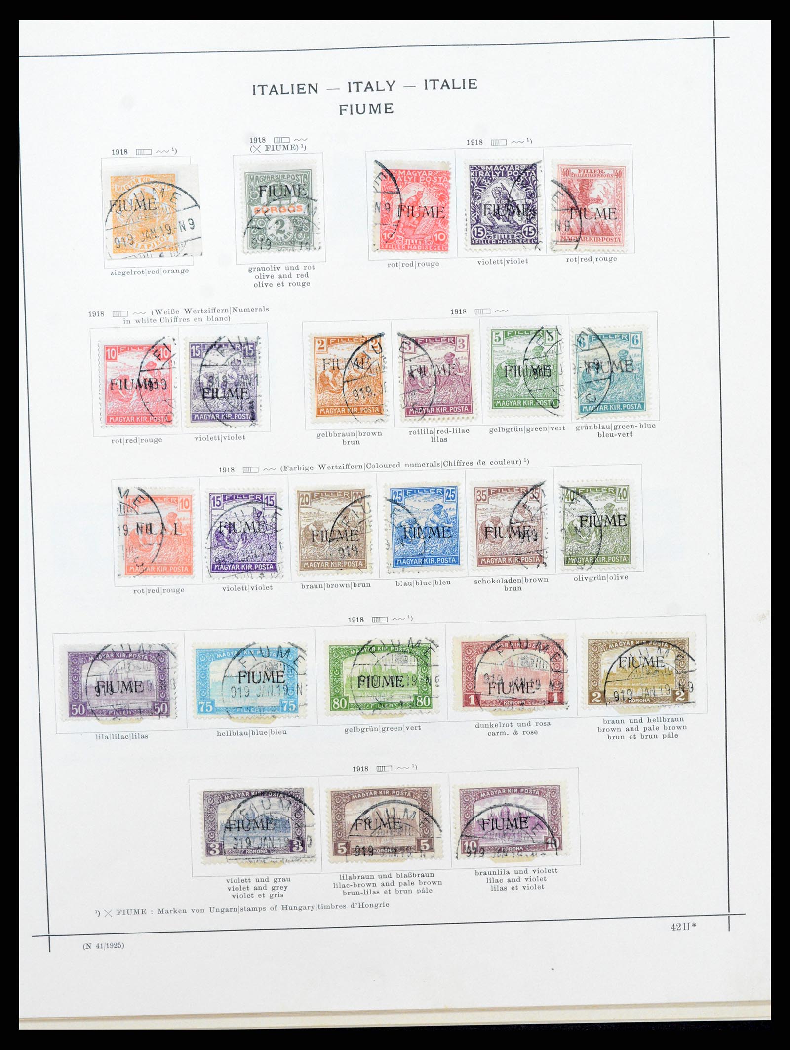 37306 006 - Stamp collection 37306 Italian post abroad 1874-1920.