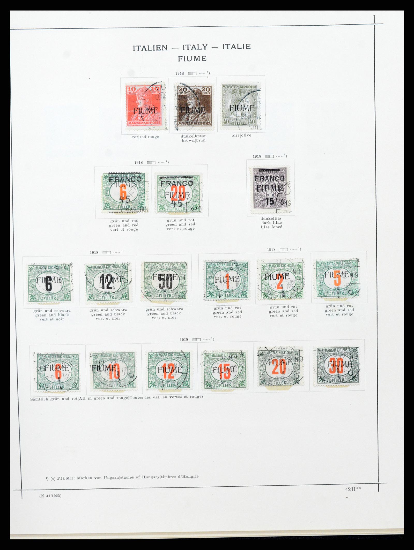 37306 007 - Stamp collection 37306 Italian post abroad 1874-1920.