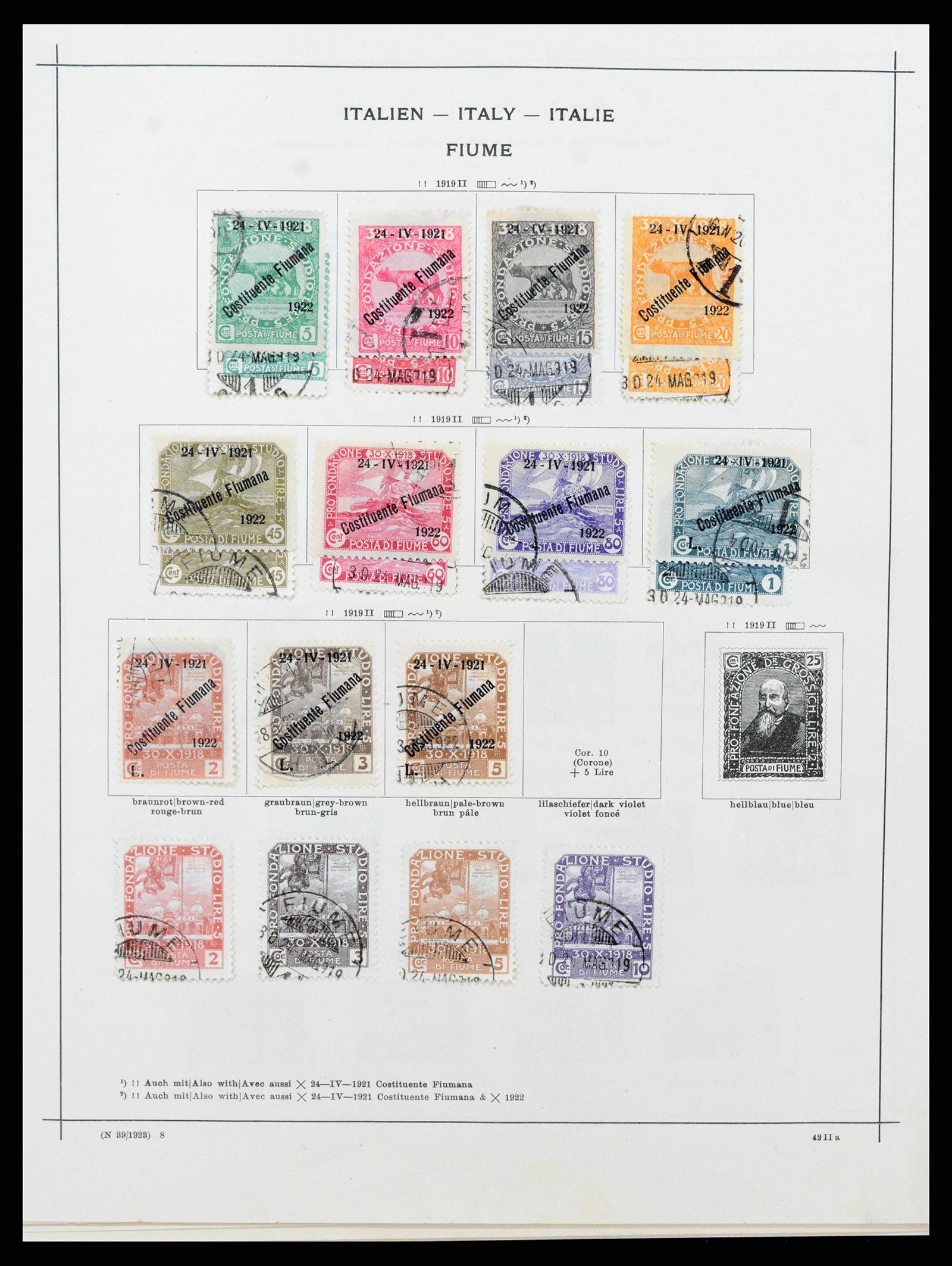 37306 009 - Stamp collection 37306 Italian post abroad 1874-1920.