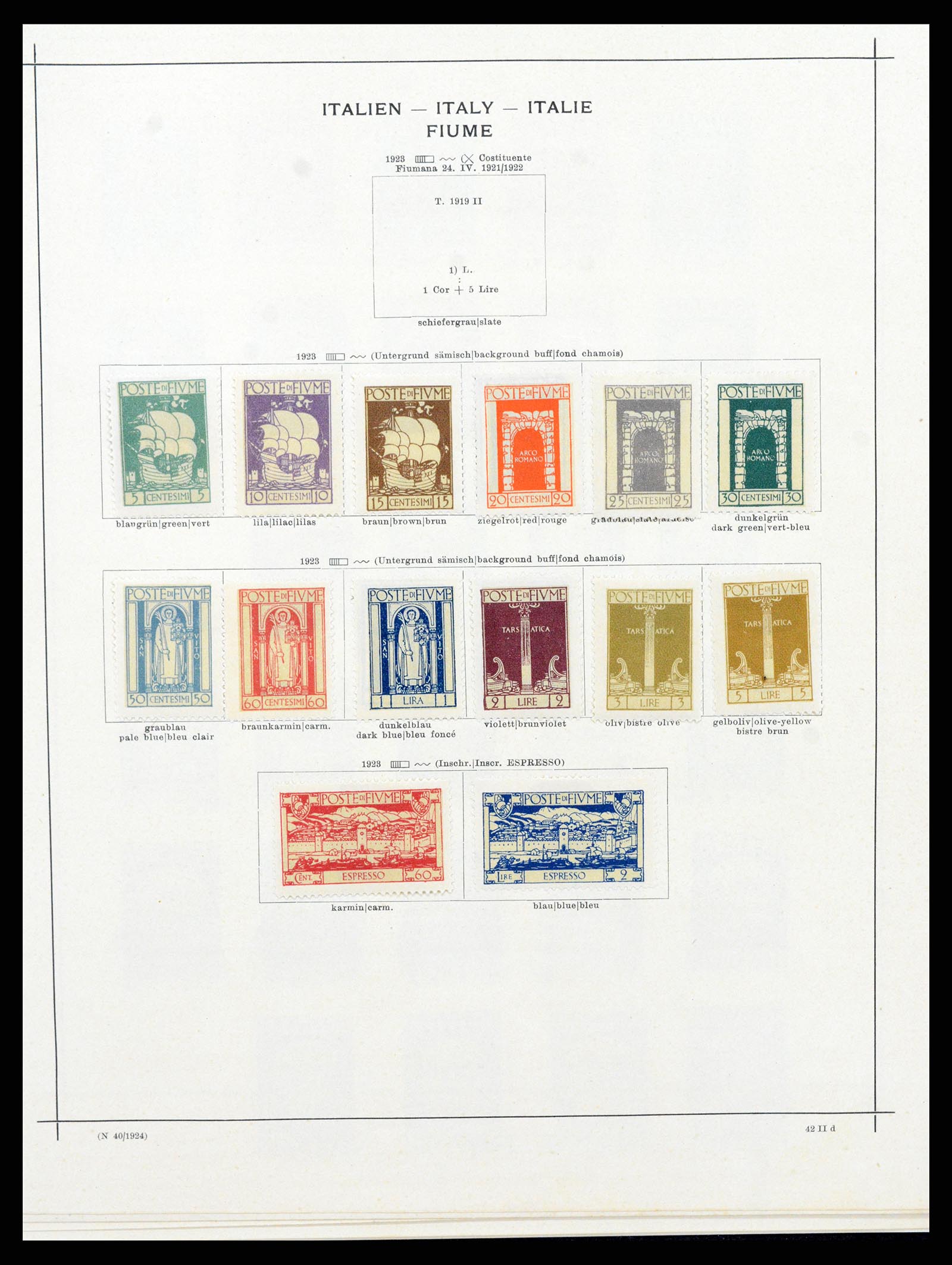 37306 012 - Stamp collection 37306 Italian post abroad 1874-1920.